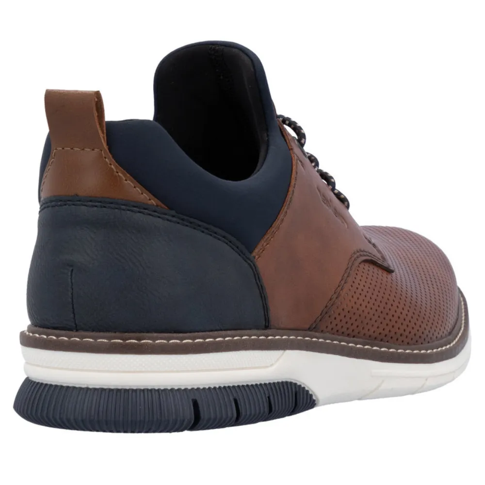 Rieker 14450-22 Mens Wide Fit Elasticated Slip On Shoe