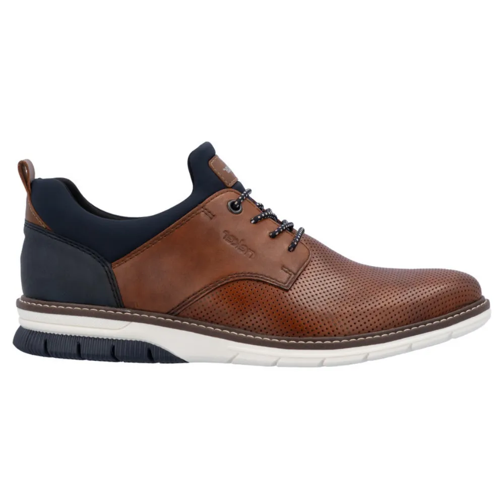 Rieker 14450-22 Mens Wide Fit Elasticated Slip On Shoe