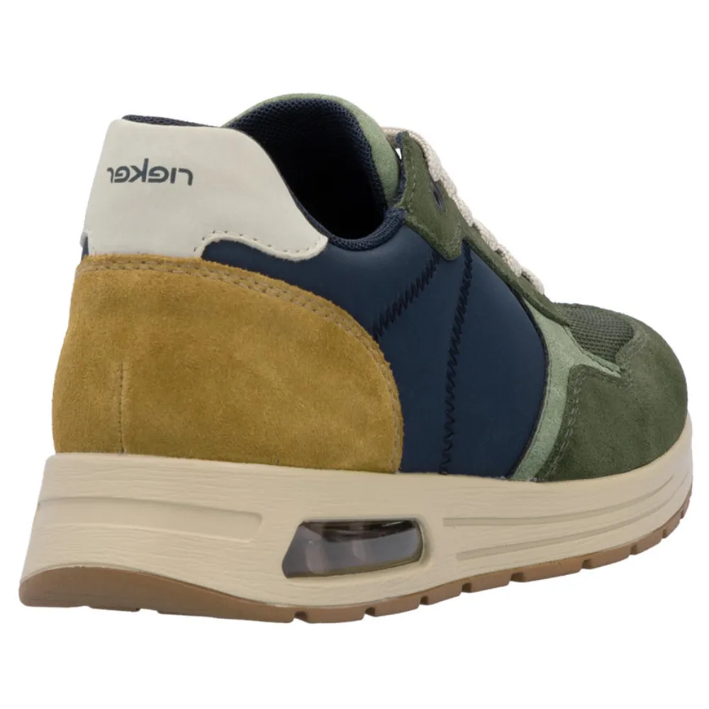 Rieker B1000-54 Mens Wide Fit Lace Up Trainer