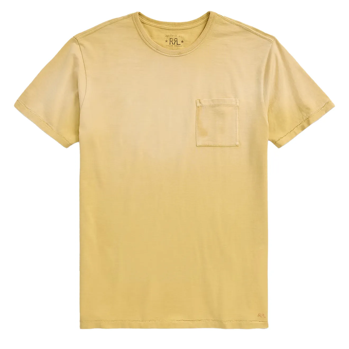 RRL By Ralph Lauren S/S Pocket Tee Short Sleeve T-Shirt Wicket Yellow