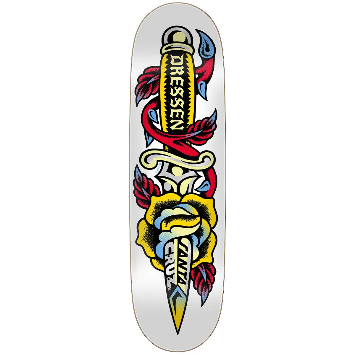 Santa Cruz - Eric Dressen Rose Dagger 8.7 Skateboard Deck