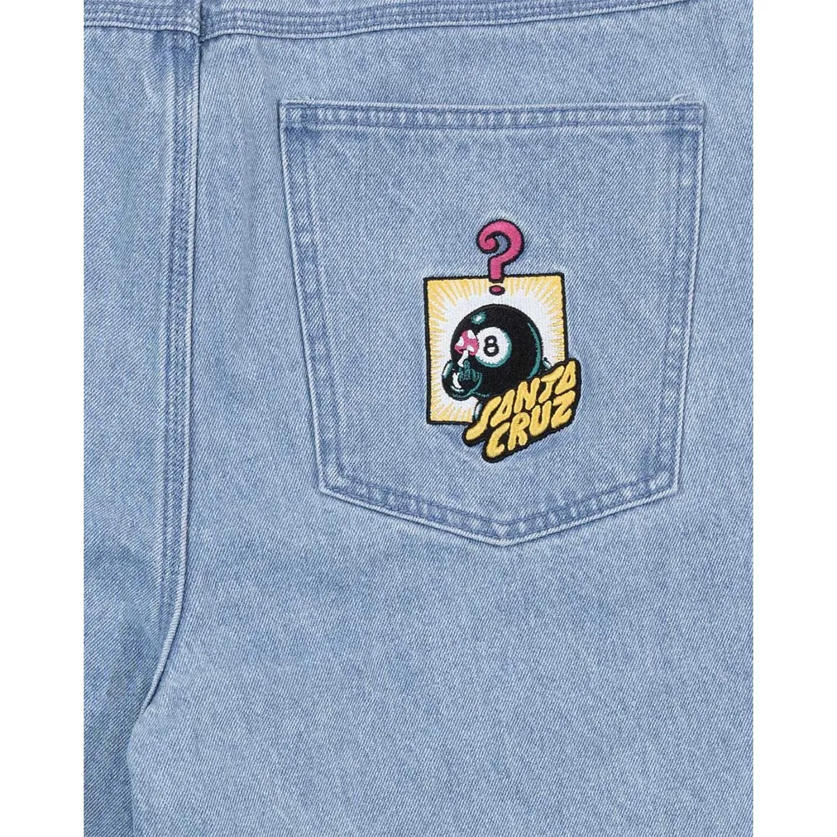 Santa Cruz - Winkowski 8ballr Comic Stack Baggy Jeans Mid Blue