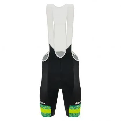 Santini Australia Team Mens Cycling Bibshorts (Black)