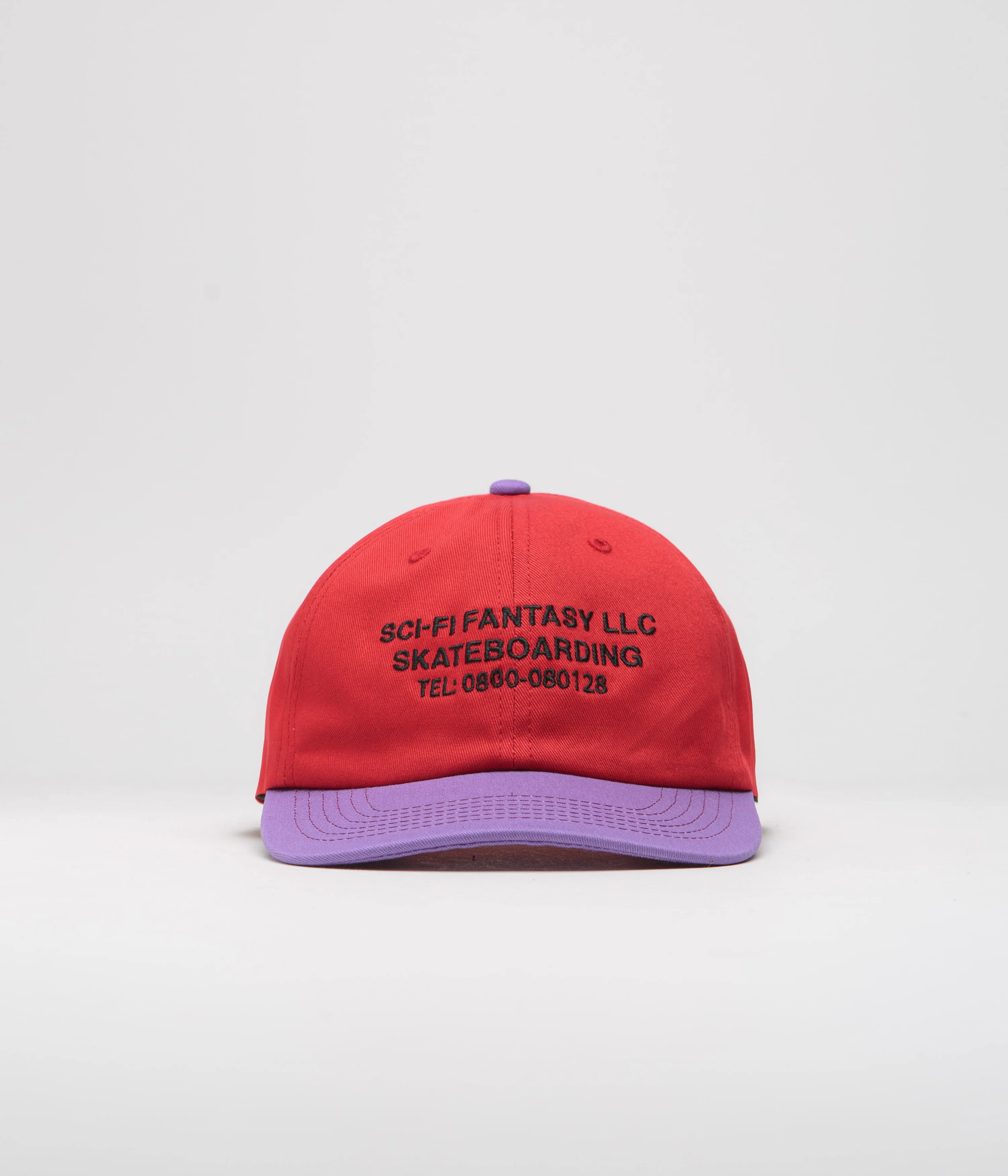 Sci-Fi Fantasy Business Post Cap - Red / Violet