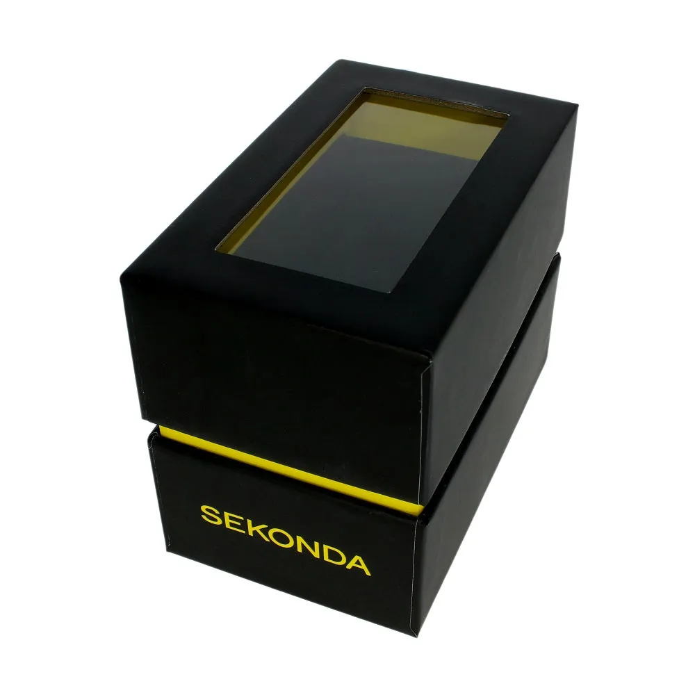 Sekonda Two Tone Crystal Set Ladies Watch 2956