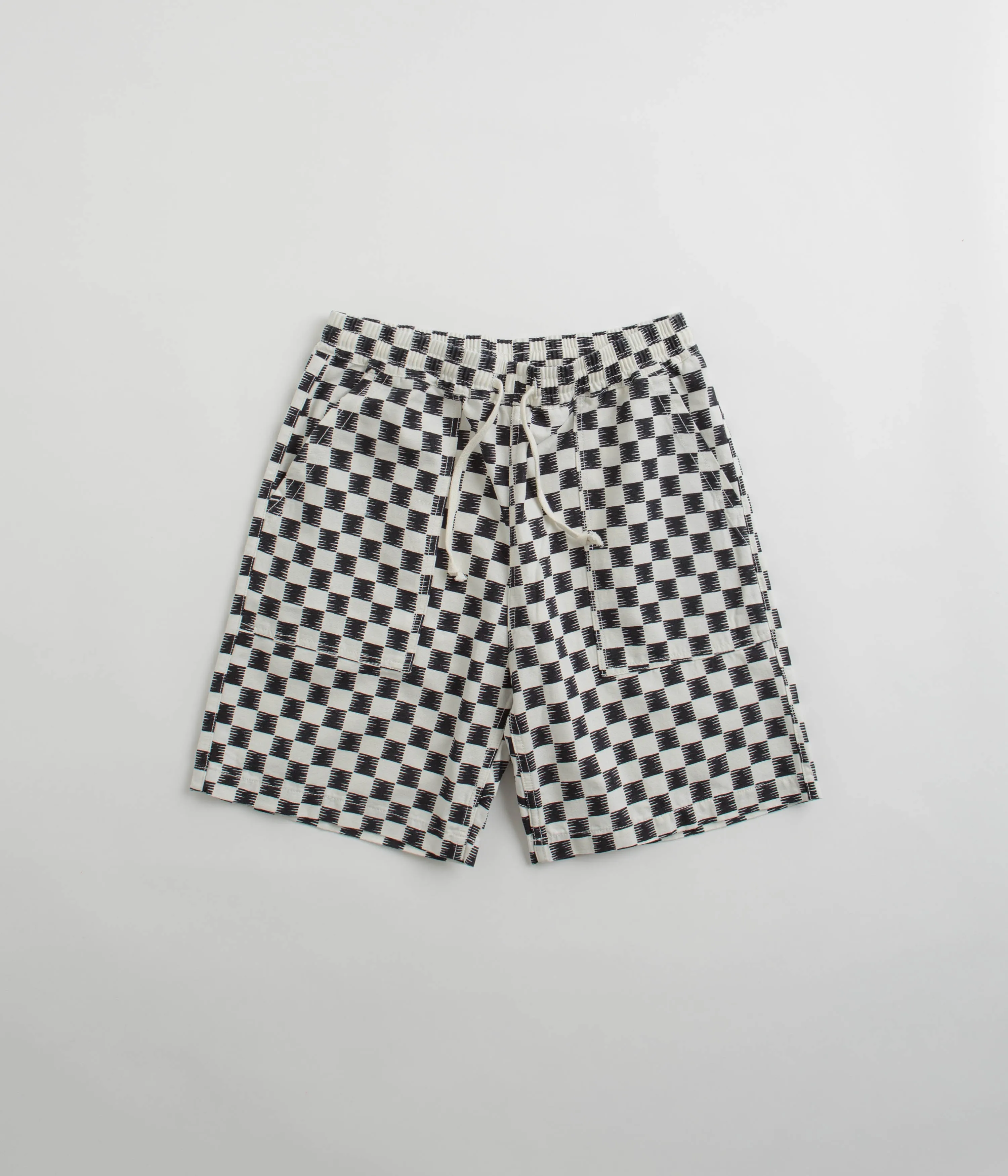Service Works Classic Chef Shorts - Black / White Checker