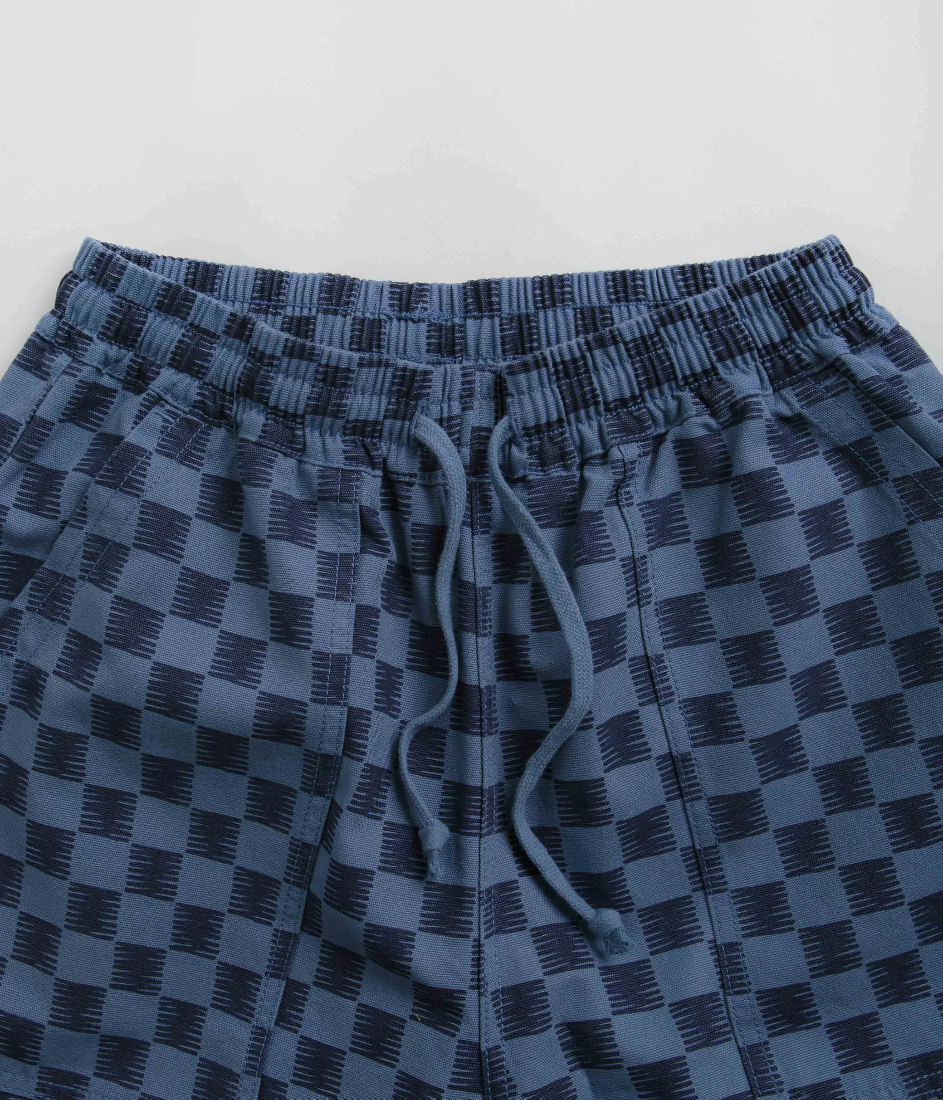 Service Works Classic Chef Shorts - Blue Checker