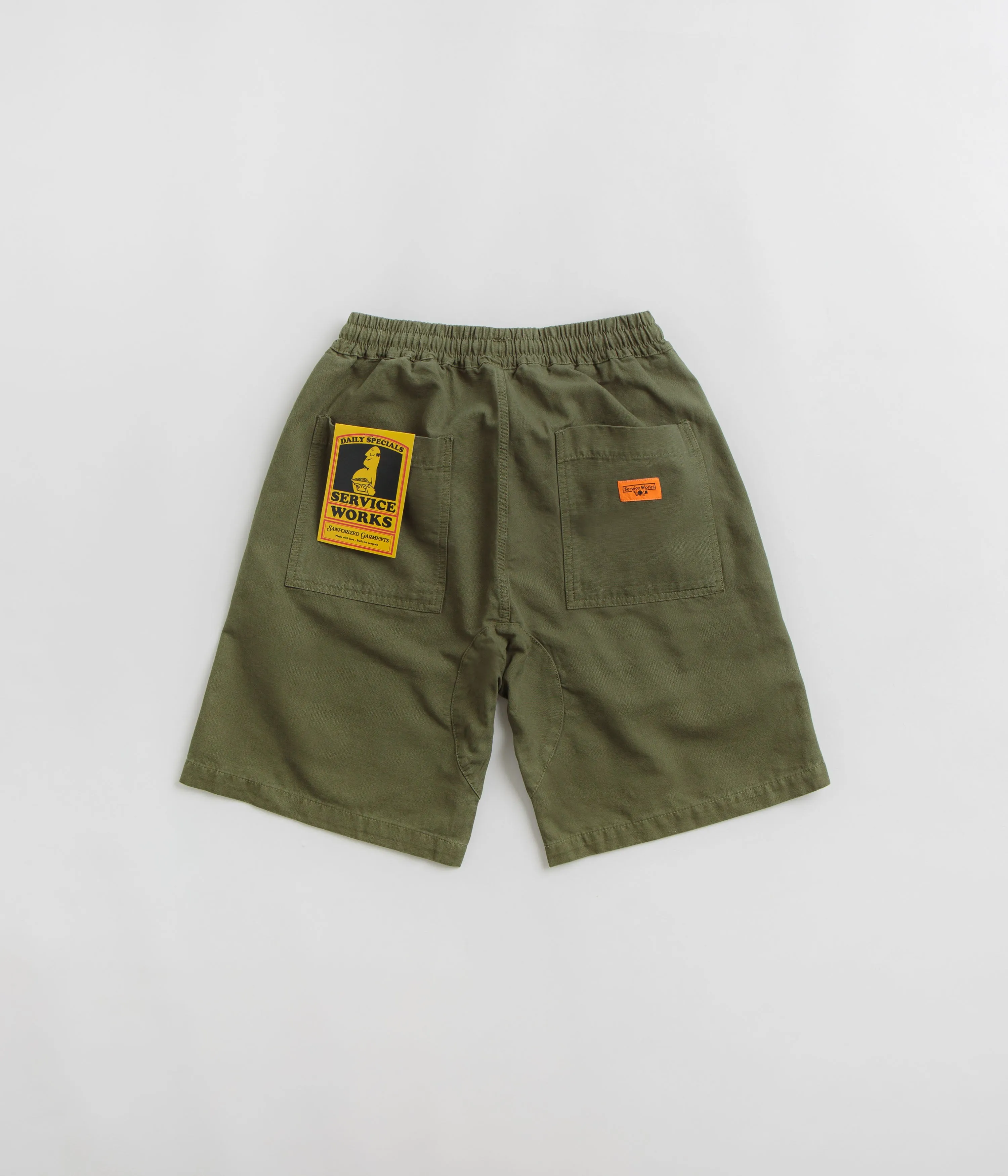 Service Works Classic Chef Shorts - Olive