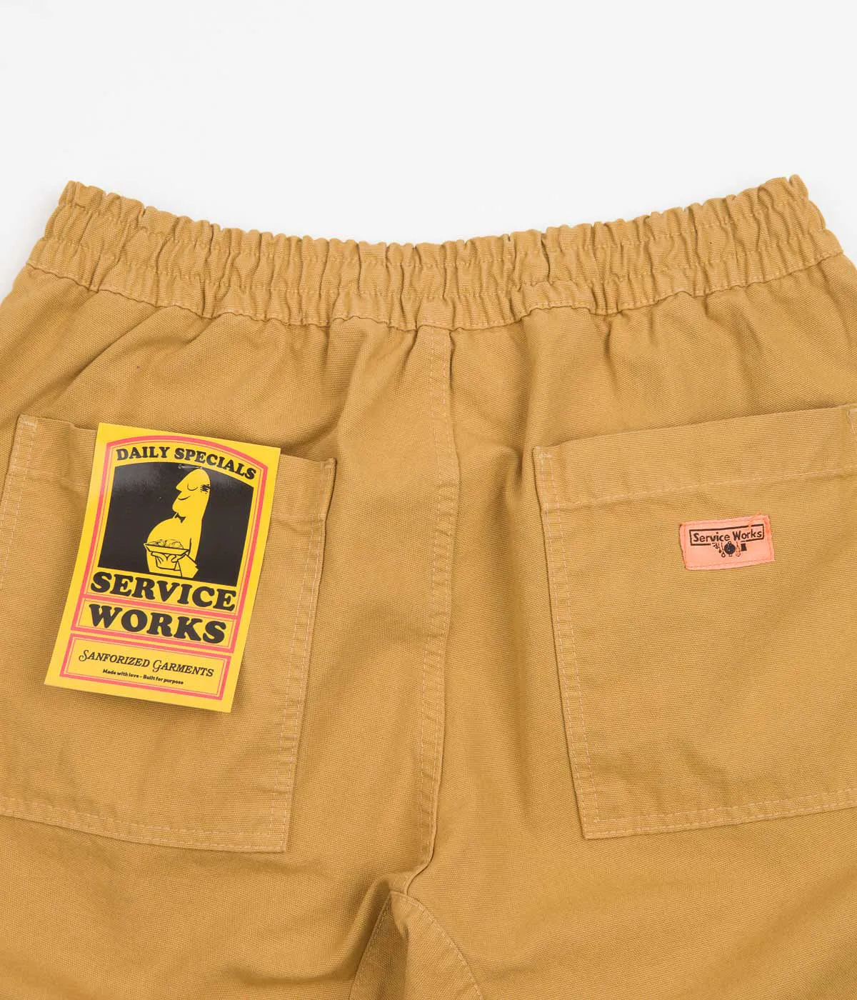 Service Works Classic Chef Shorts - Tan