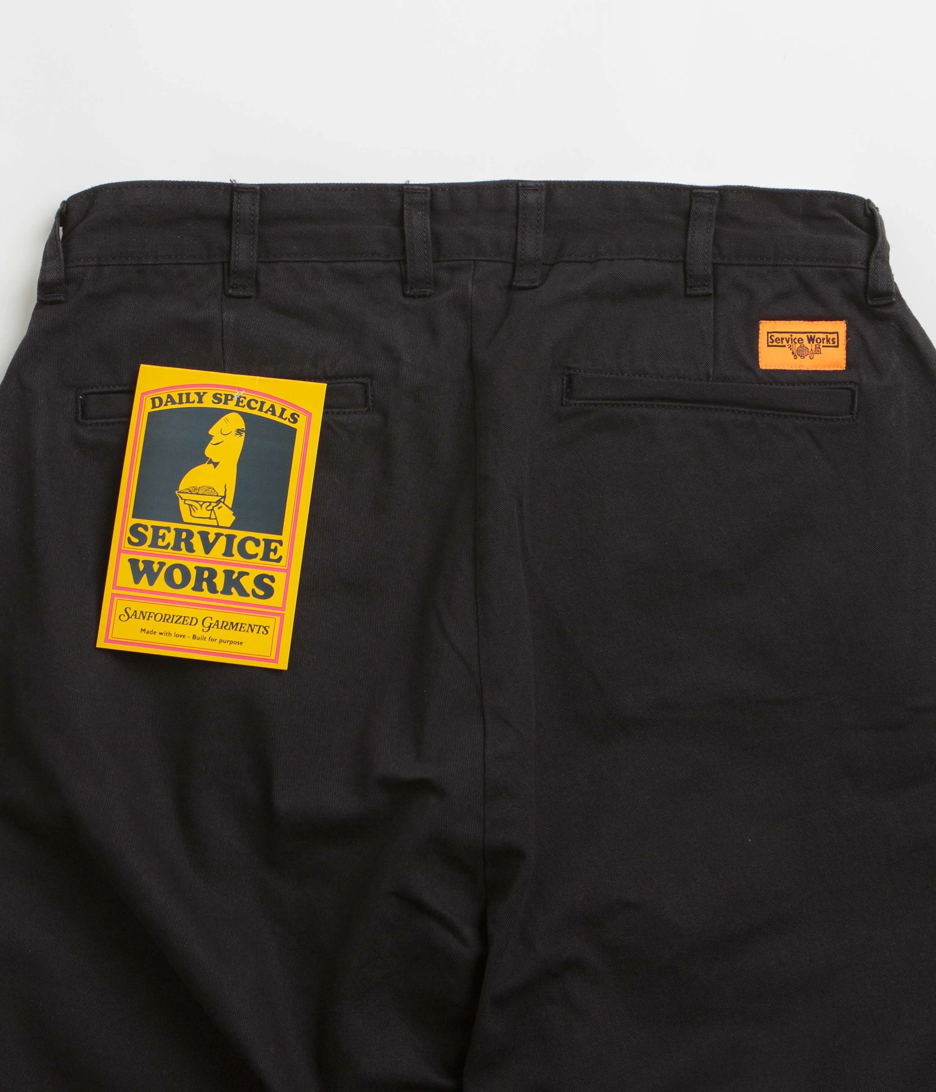 Service Works Drill Part Timer Pants - Black