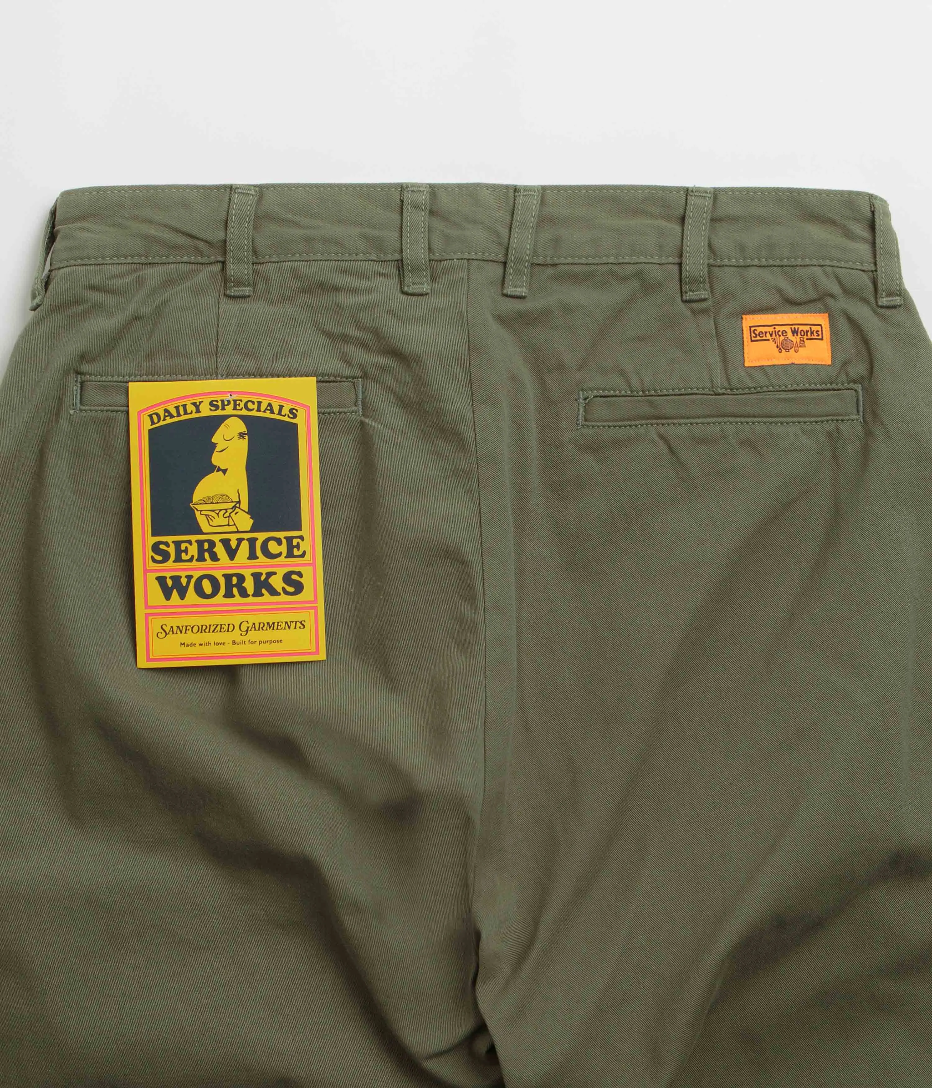 Service Works Drill Part Timer Pants - Olive