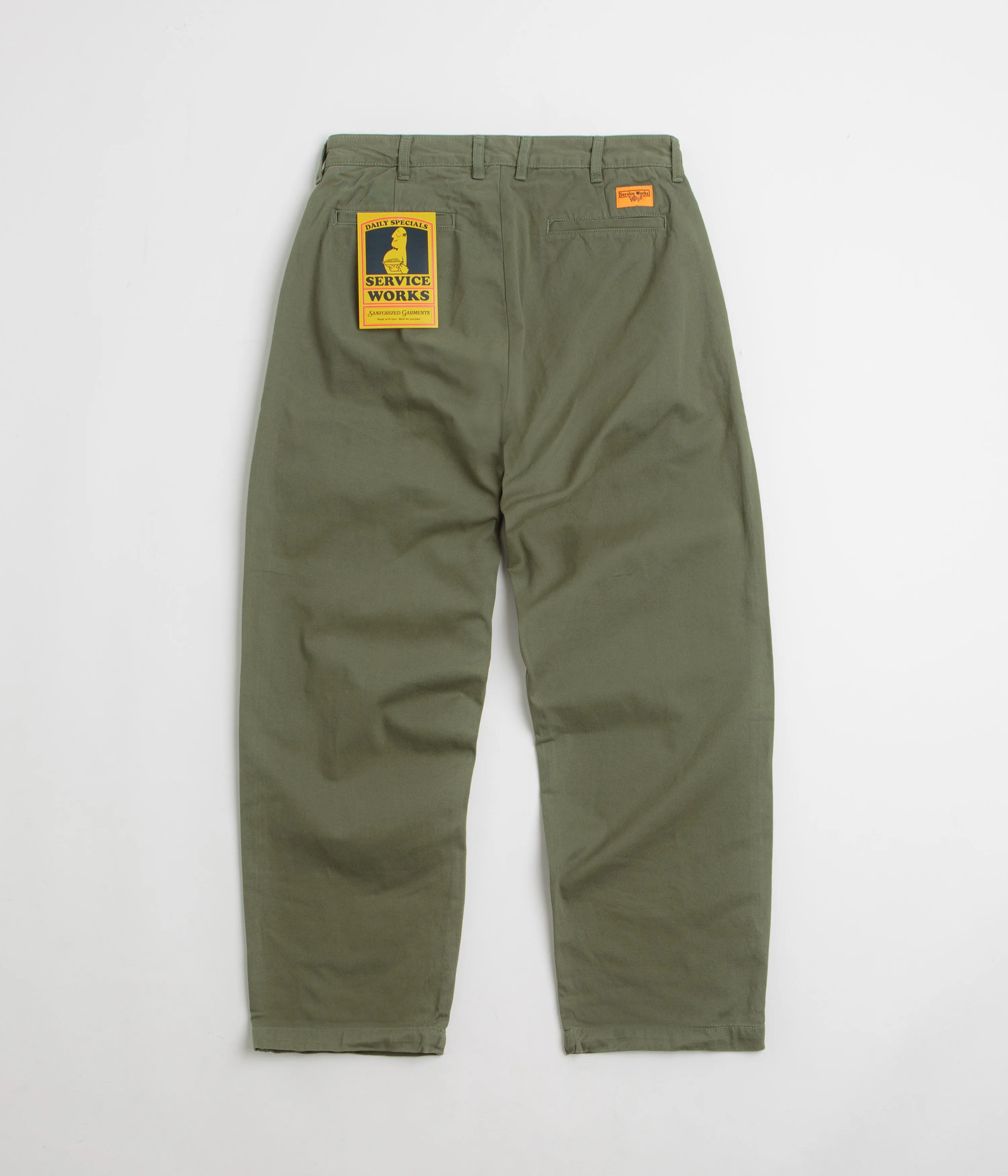 Service Works Drill Part Timer Pants - Olive