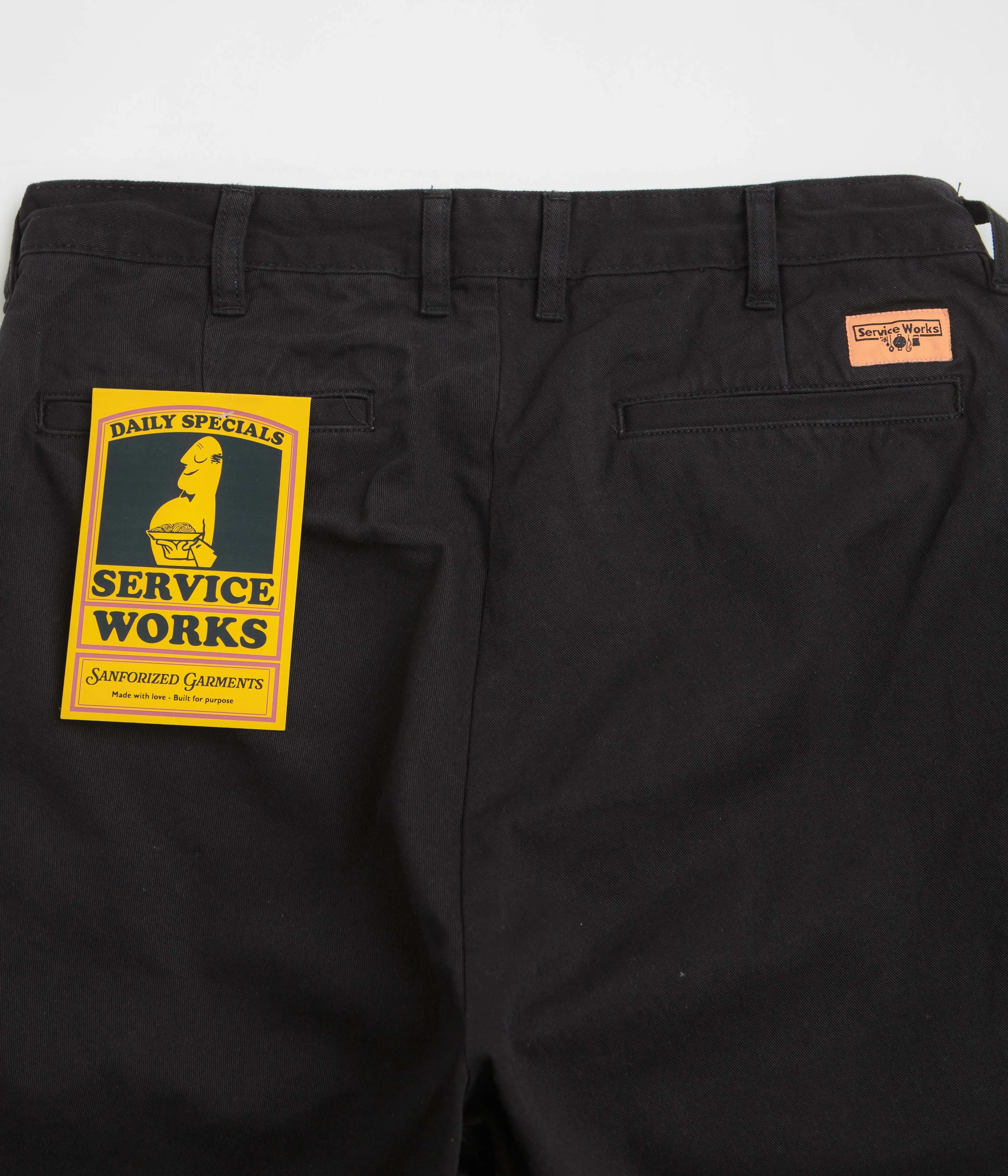 Service Works Drill Part Timer Shorts - Black