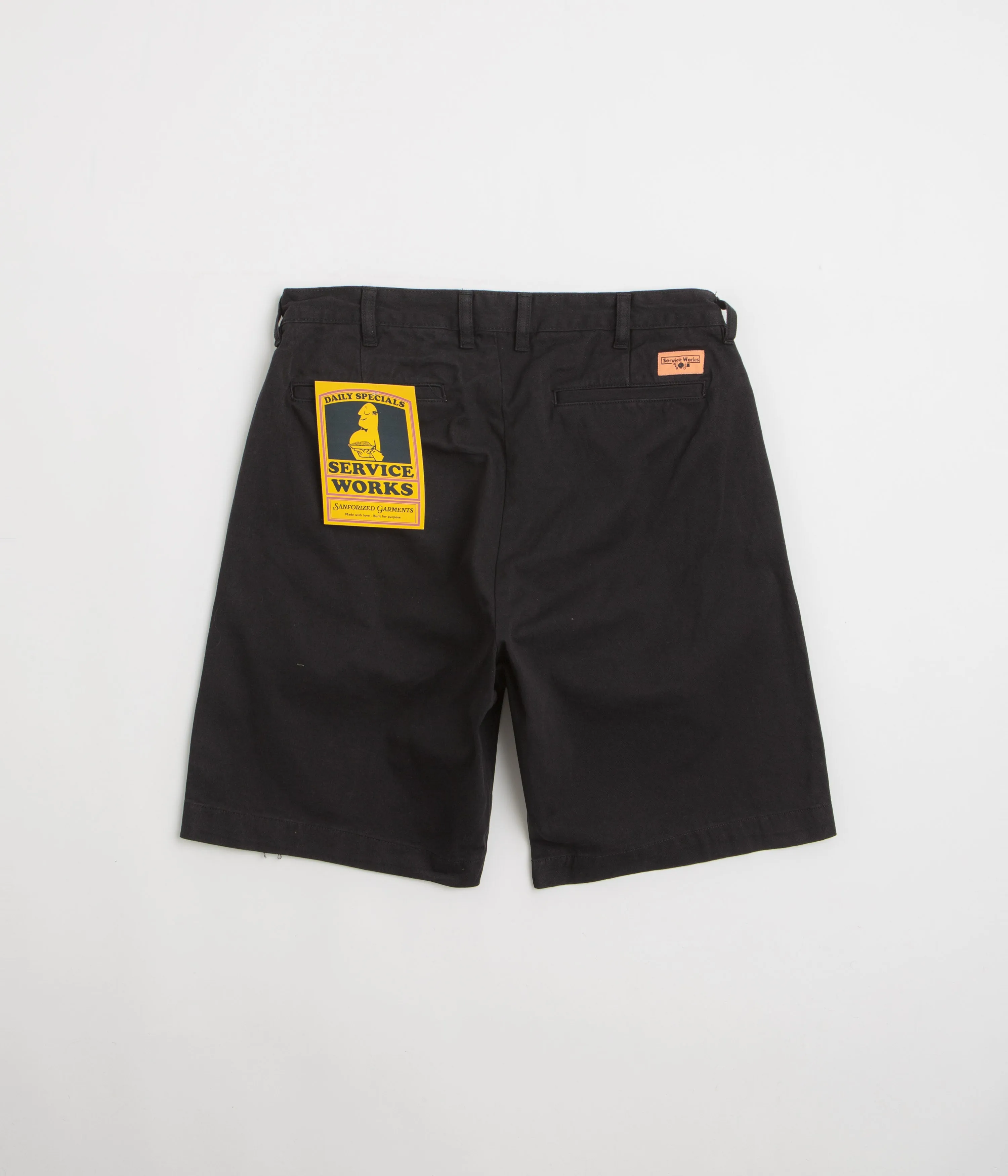 Service Works Drill Part Timer Shorts - Black