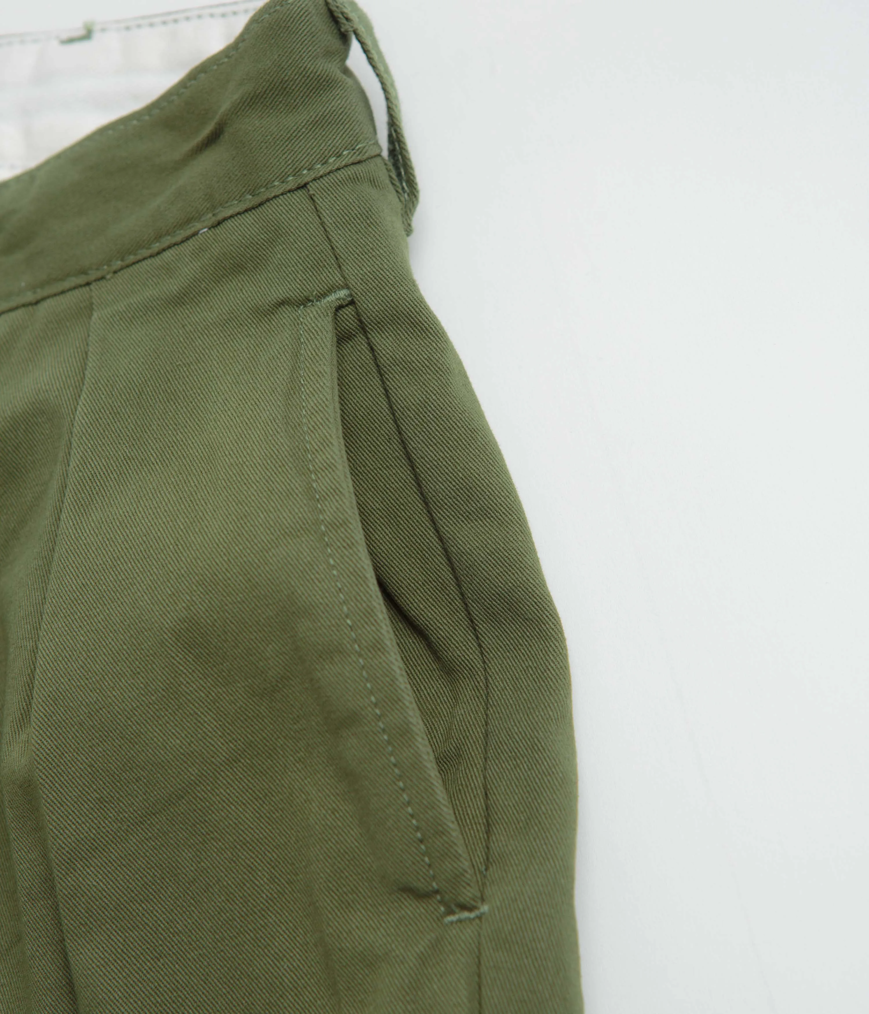 Service Works Drill Part Timer Shorts - Olive