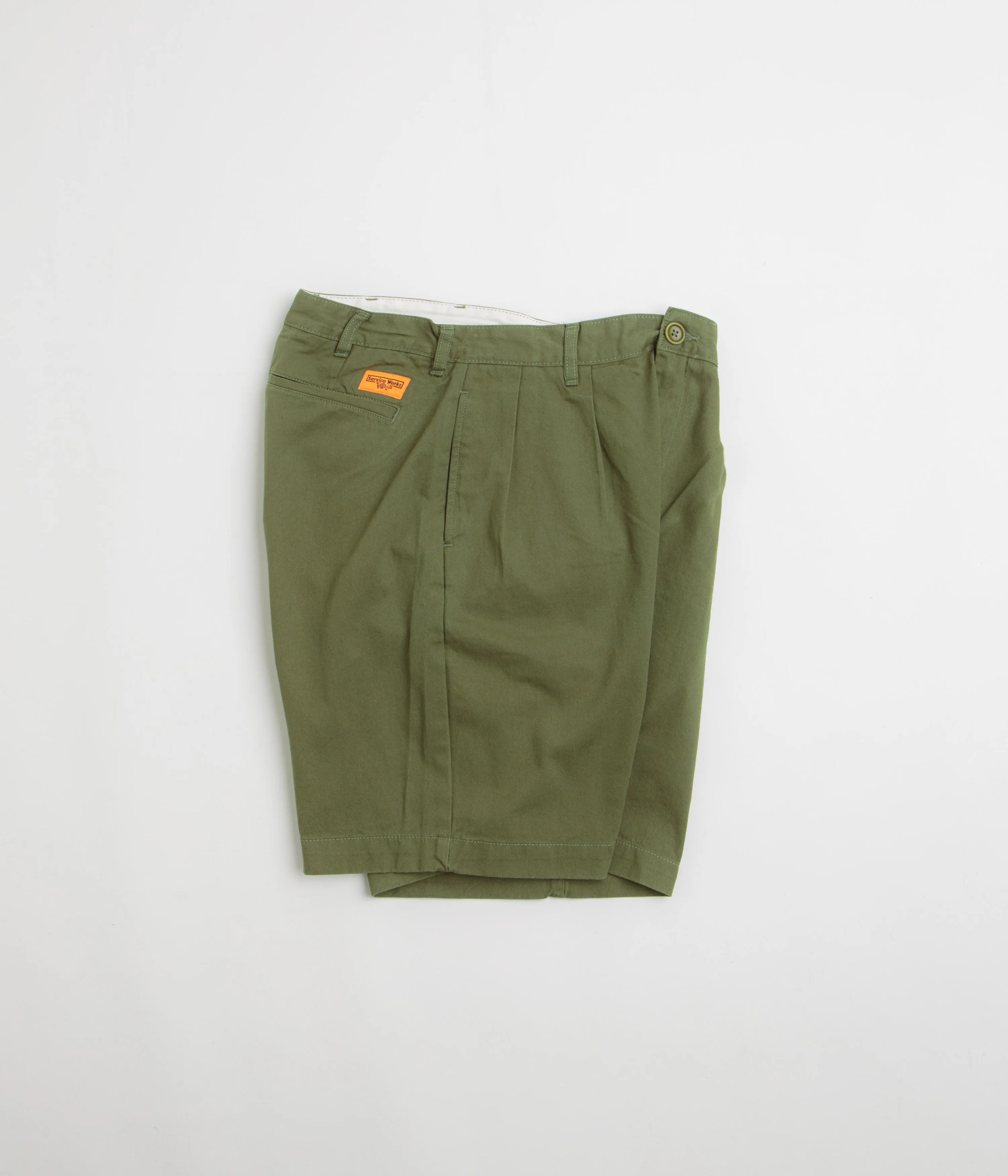 Service Works Drill Part Timer Shorts - Olive