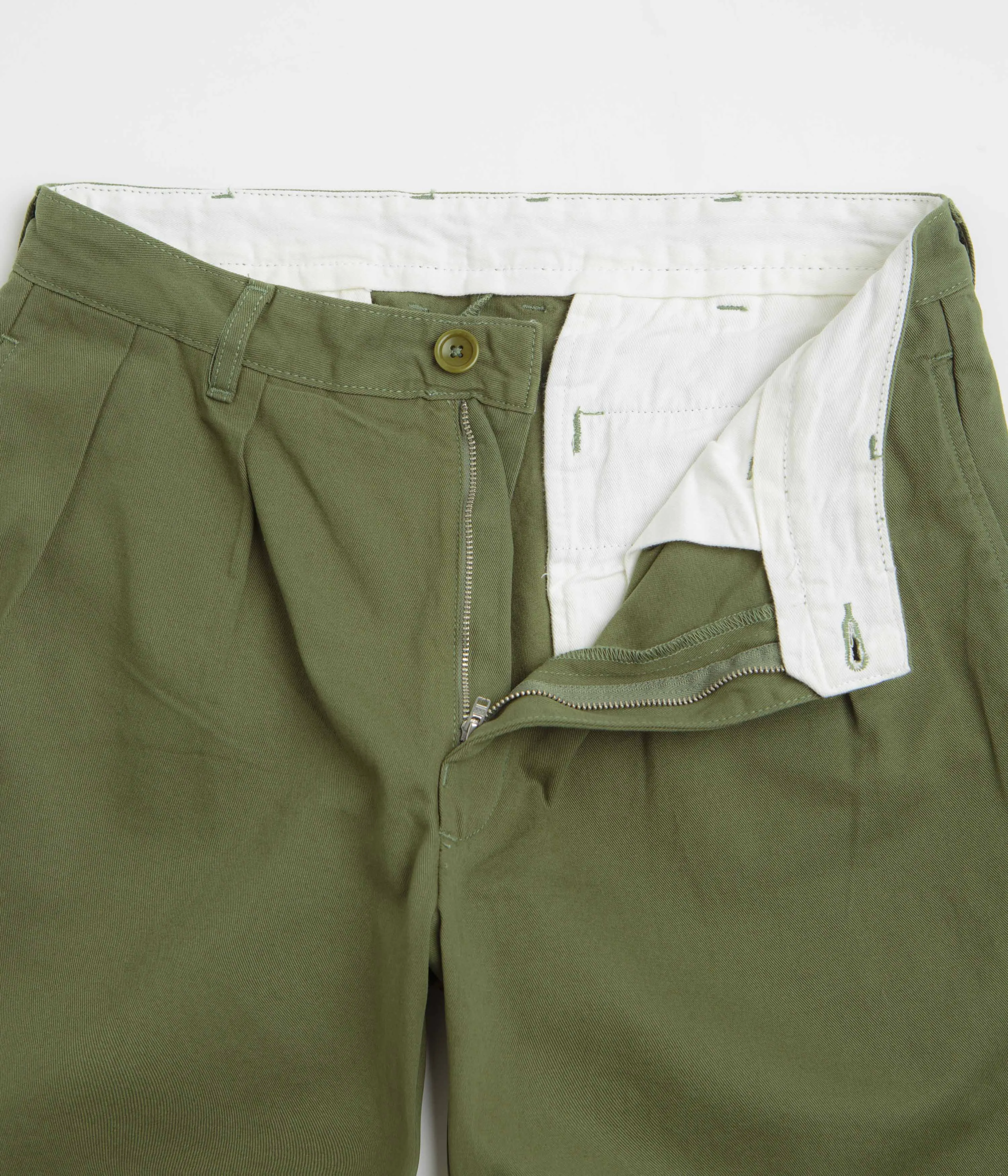 Service Works Drill Part Timer Shorts - Olive