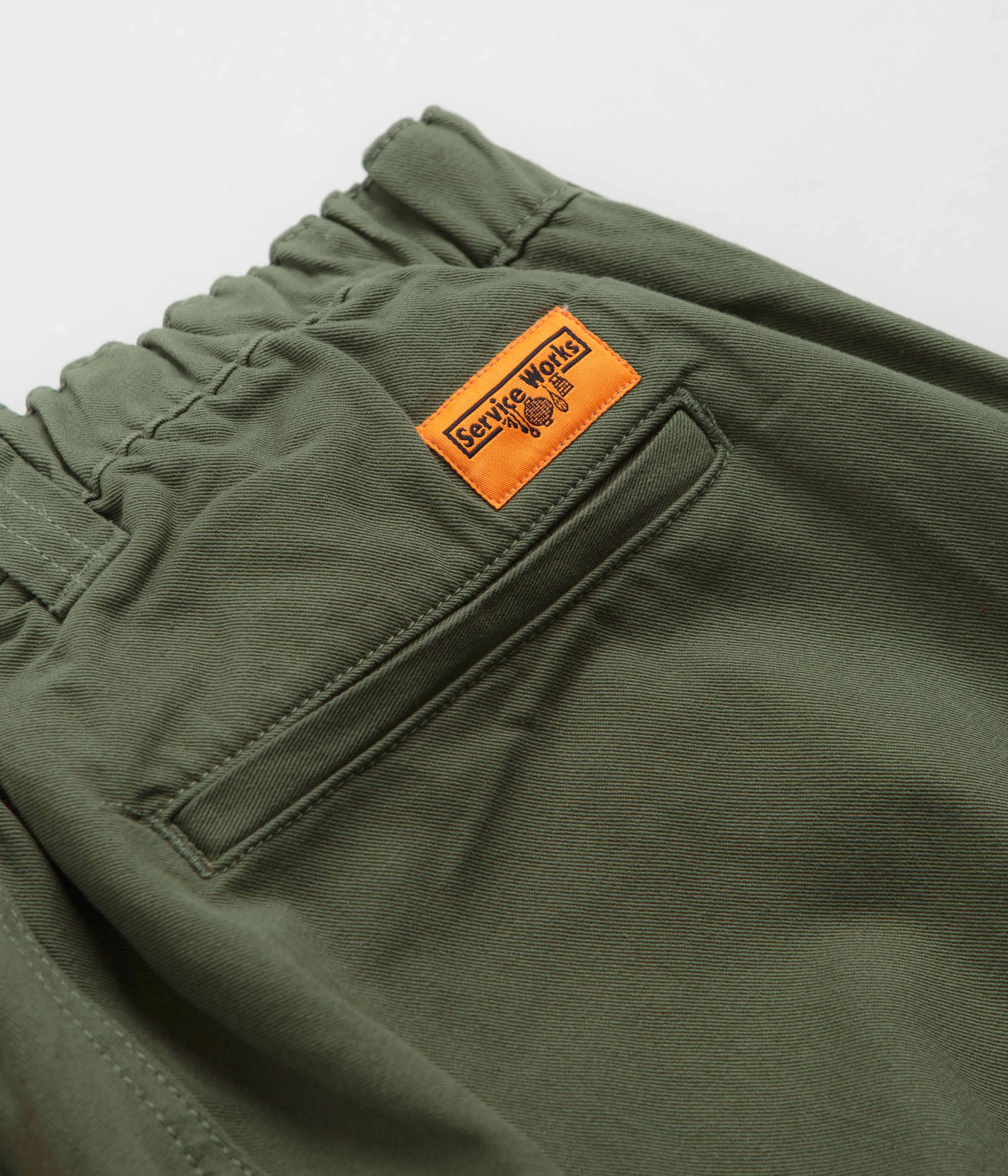 Service Works Drill Waiter Pants - Olive
