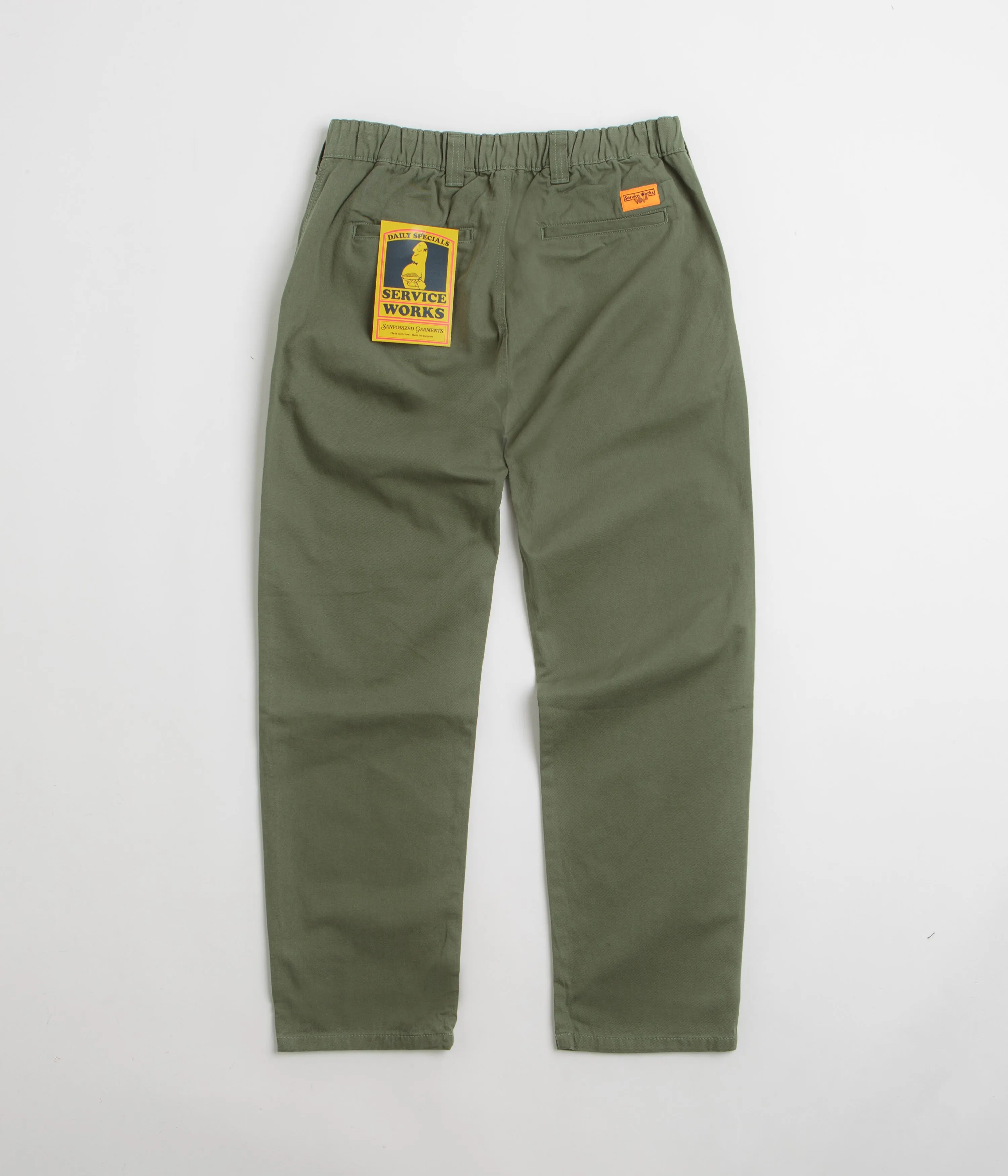 Service Works Drill Waiter Pants - Olive