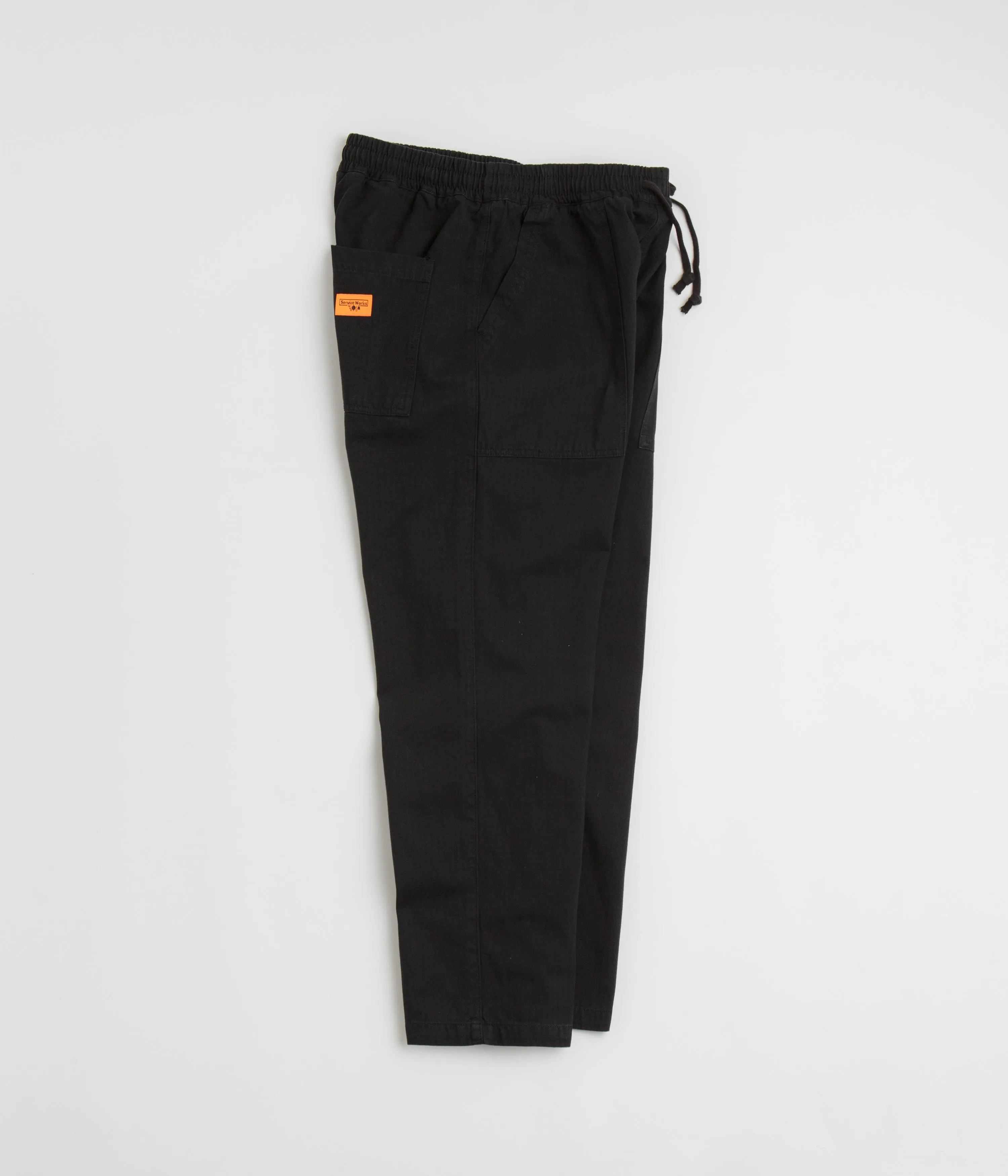 Service Works Herringbone Chef Pants - Black