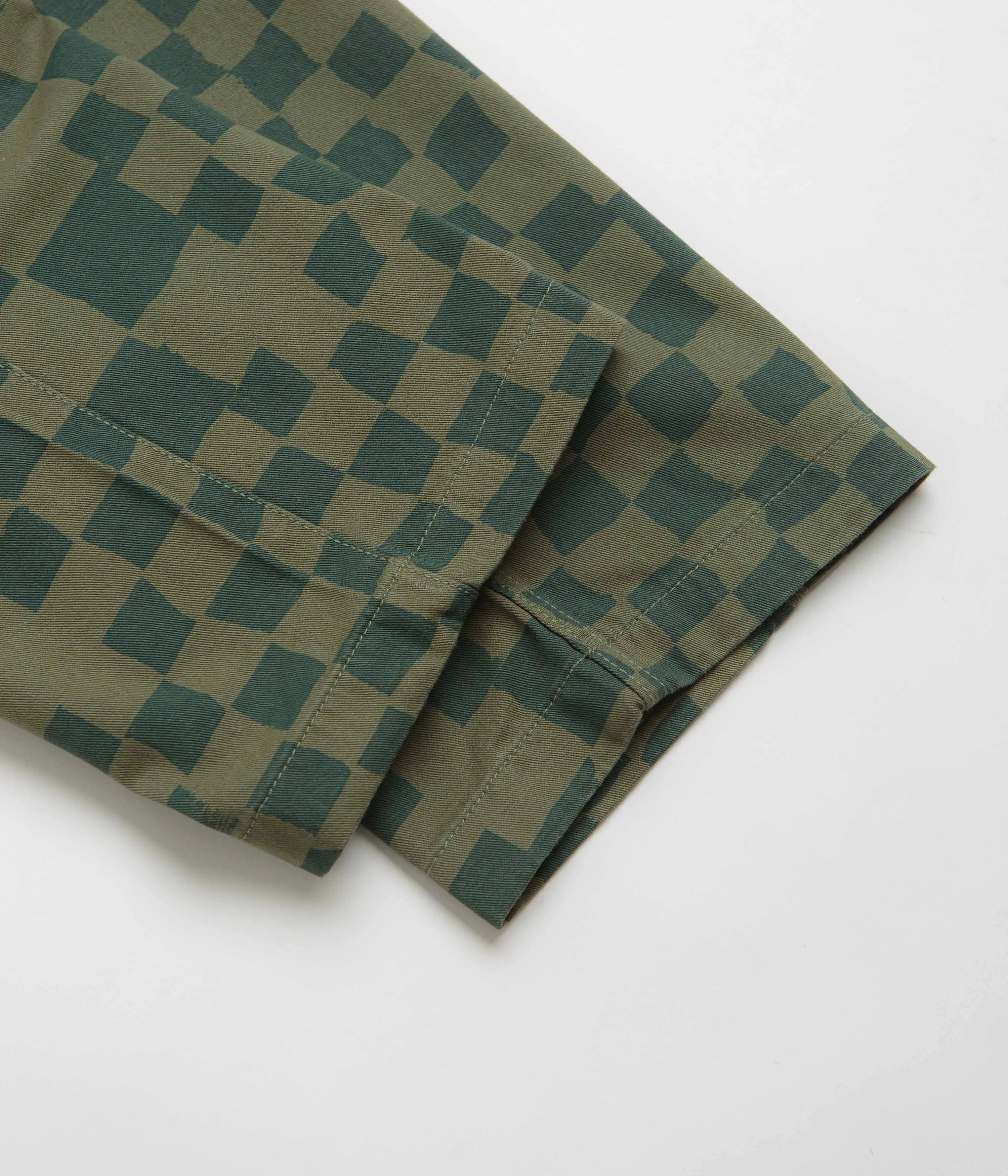 Service Works Printed Chef Pants - Olive Checker