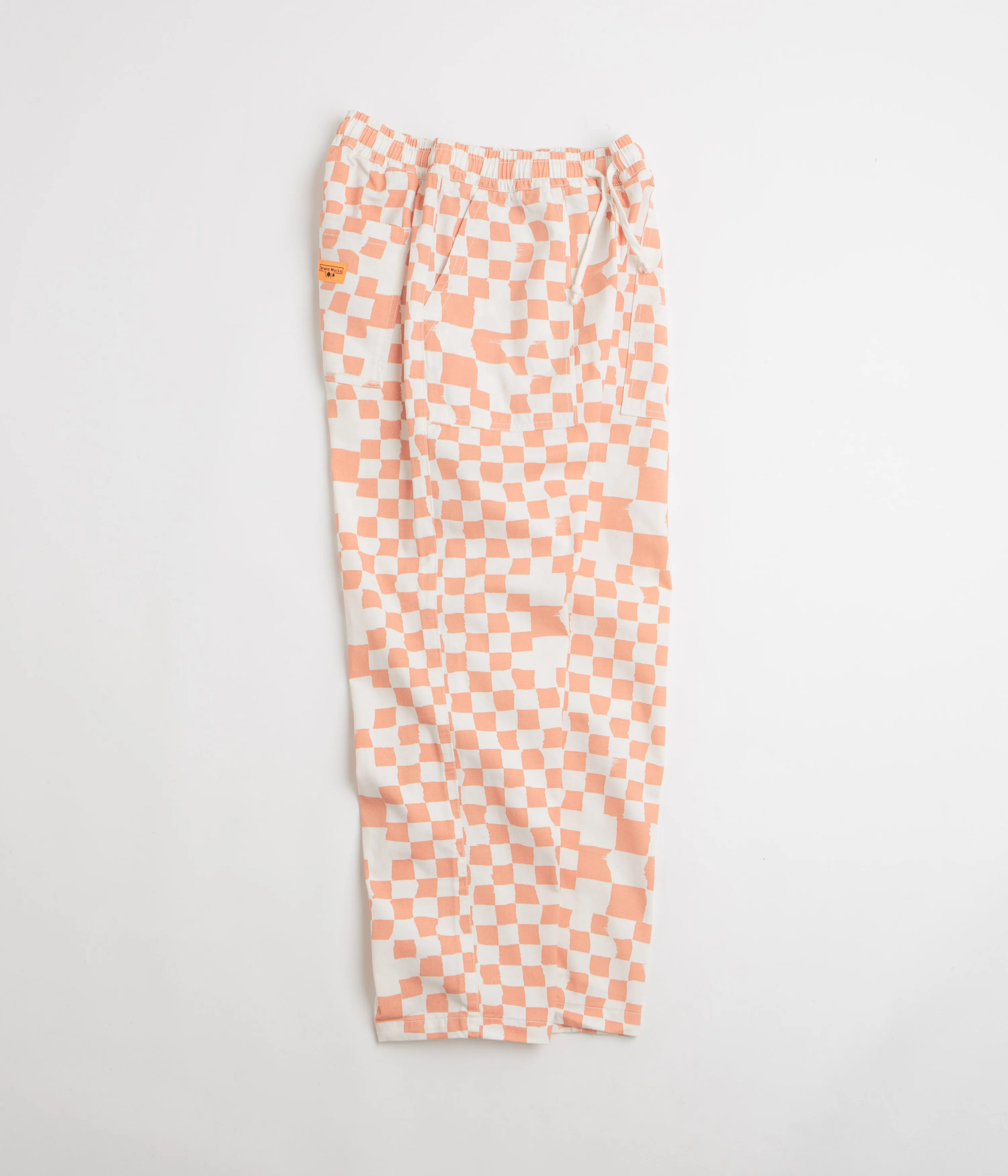 Service Works Printed Chef Pants - Salmon Checker