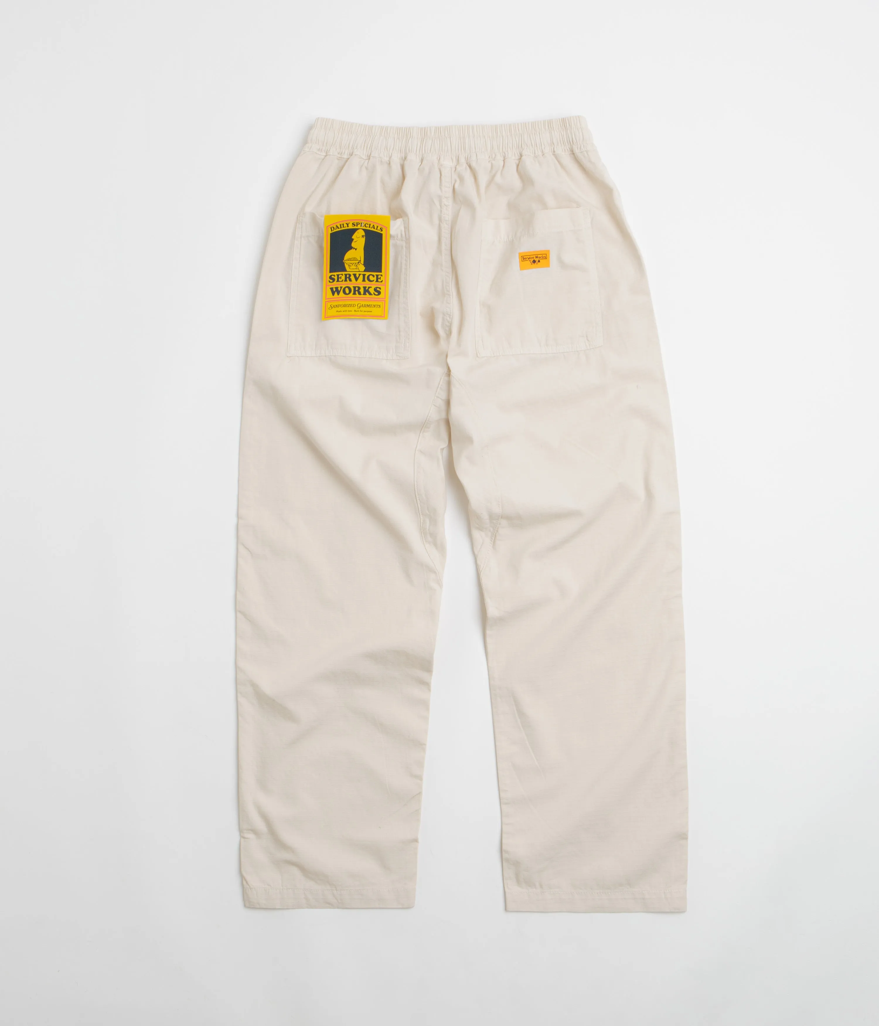 Service Works Ripstop Chef Pants - Bone