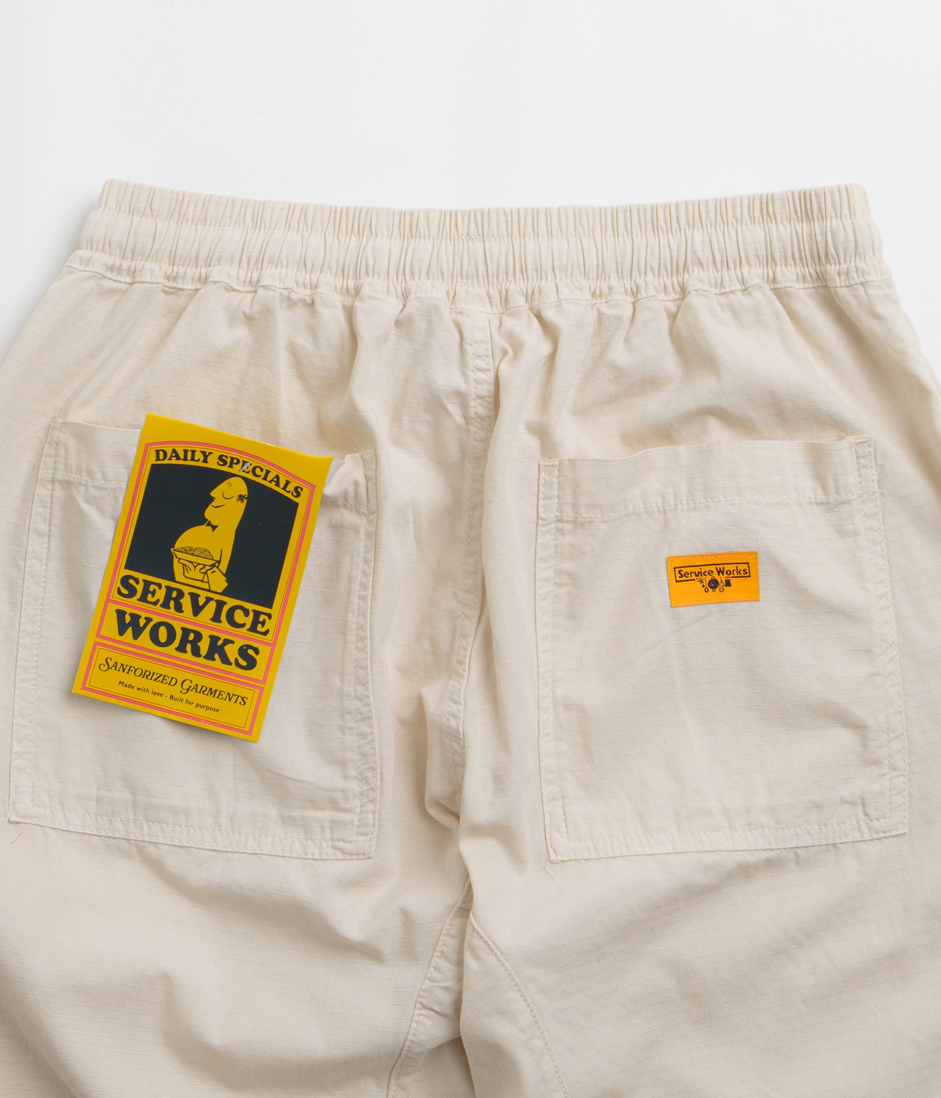 Service Works Ripstop Chef Pants - Bone