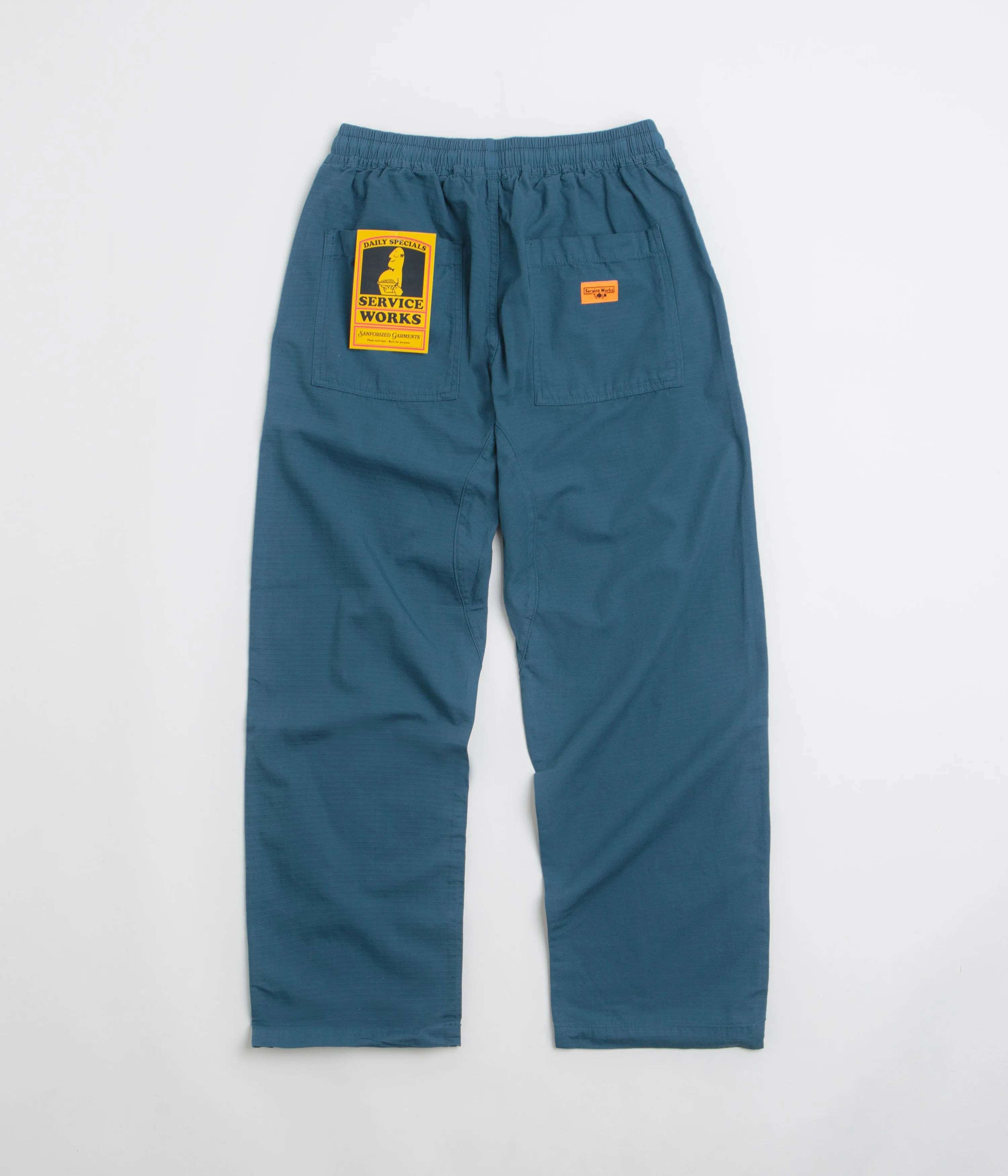 Service Works Ripstop Chef Pants - Ocean