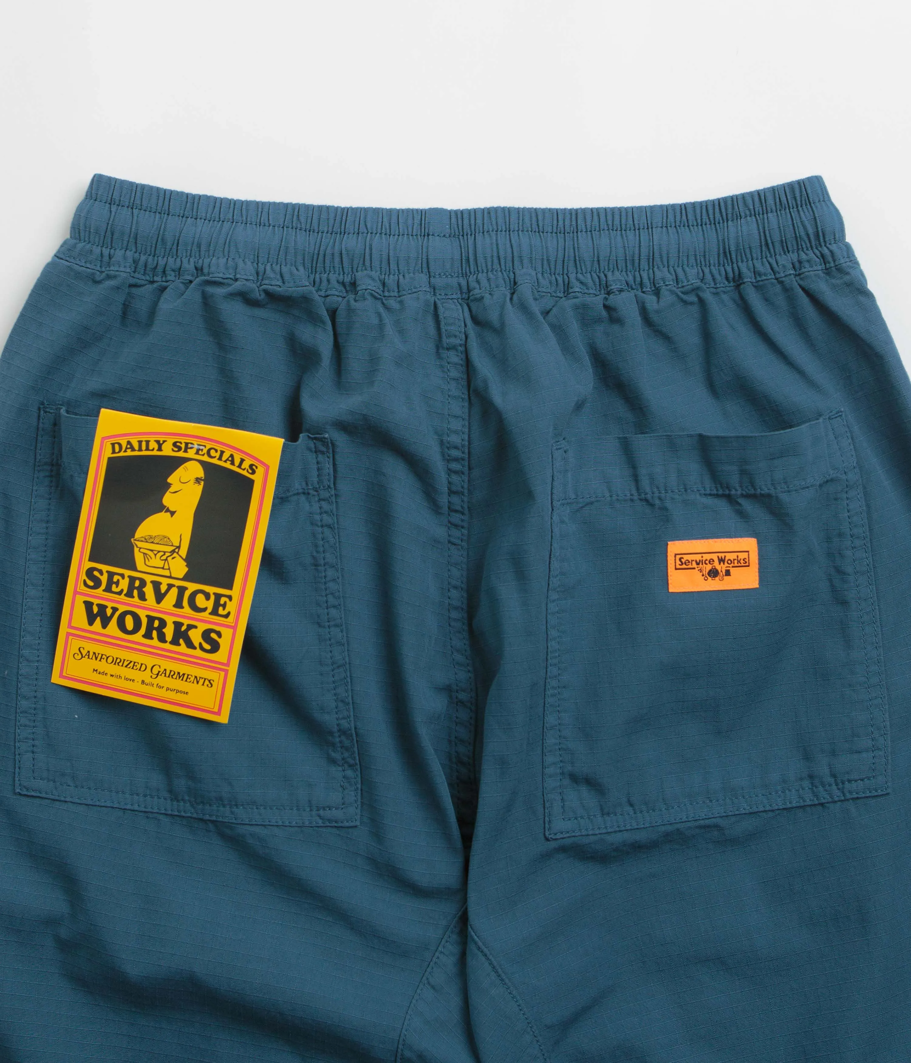 Service Works Ripstop Chef Pants - Ocean