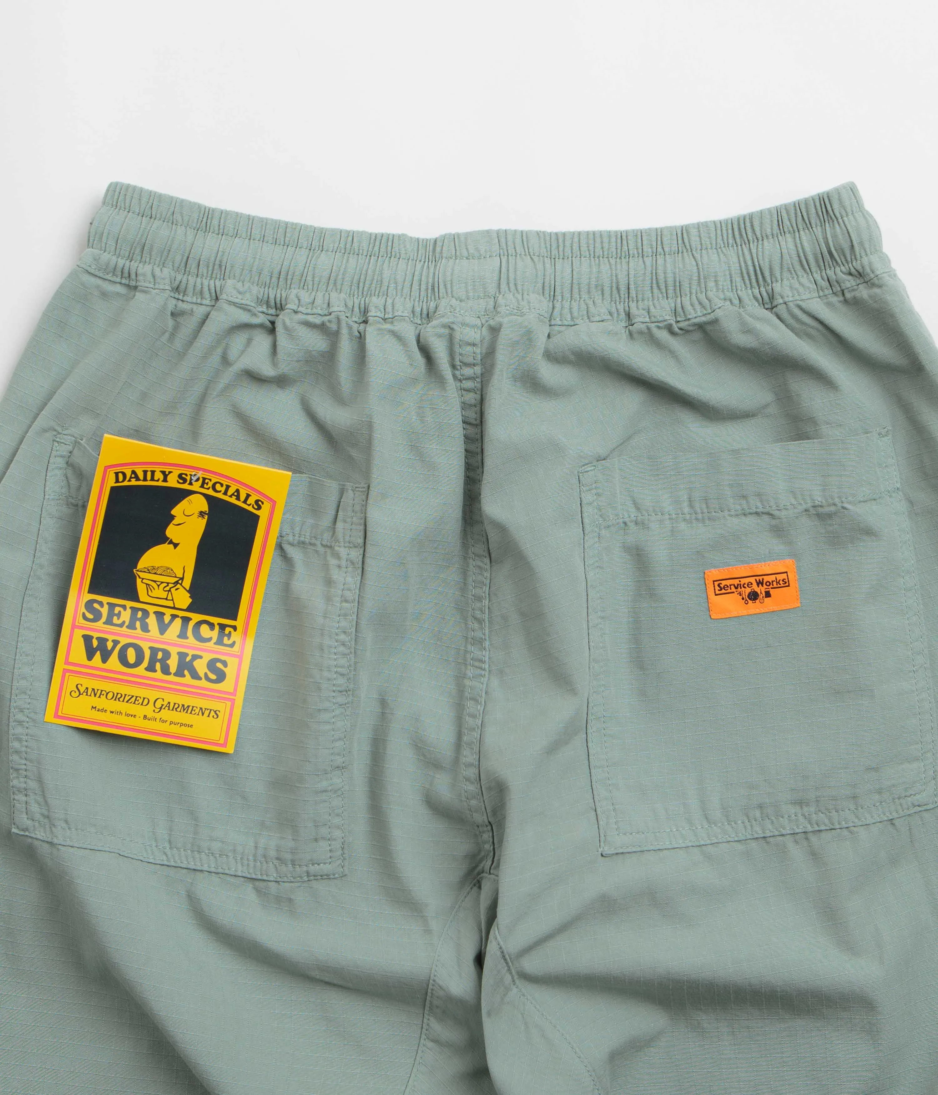 Service Works Ripstop Chef Pants - Sage