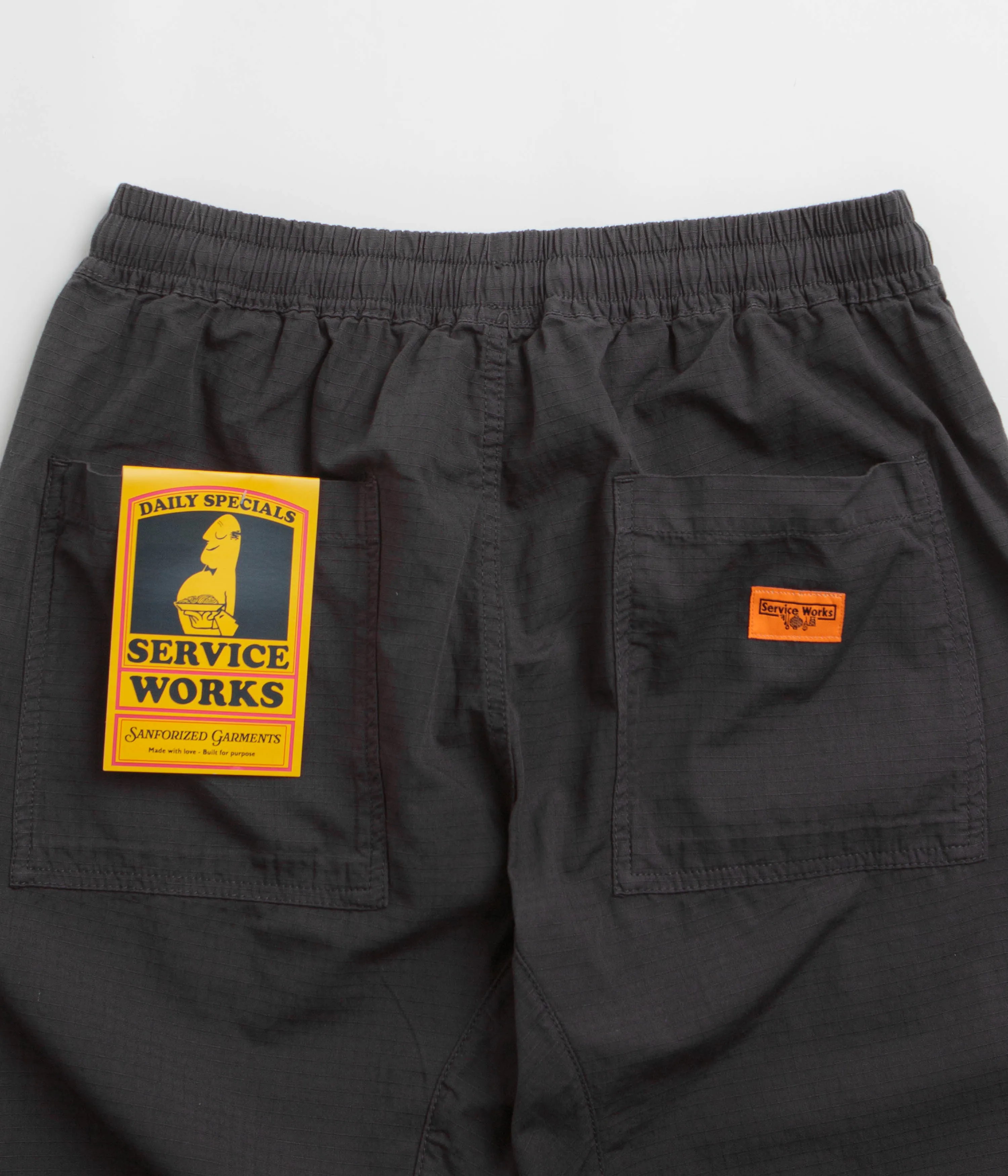 Service Works Ripstop Chef Pants - Washed Black