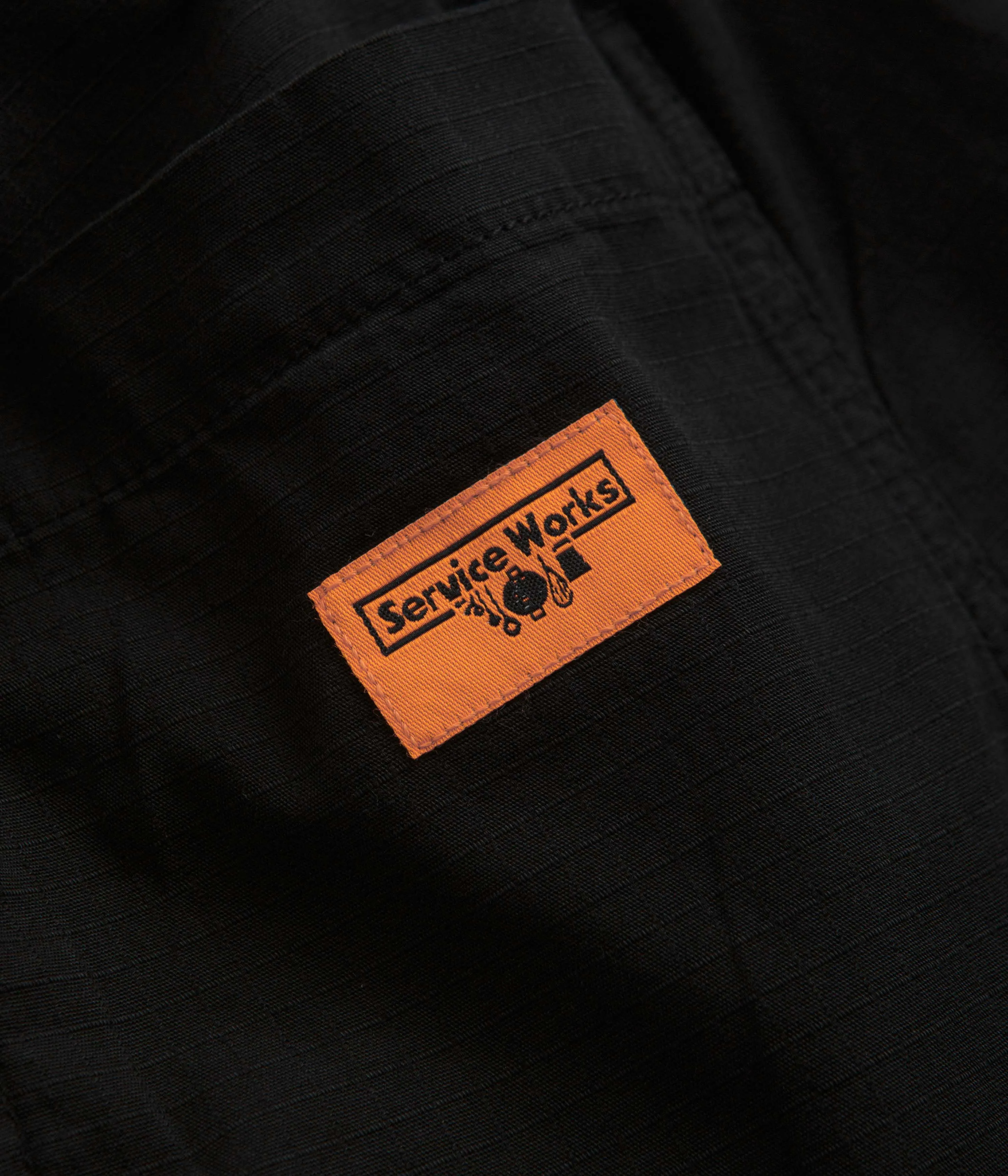 Service Works Ripstop Chef Shorts - Black