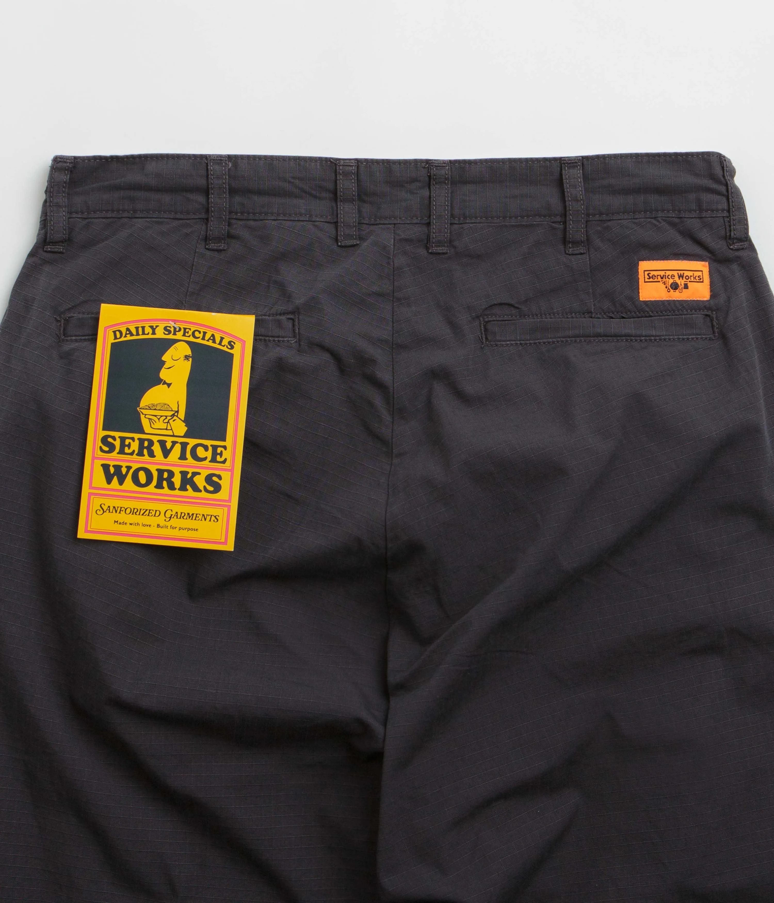 Service Works Ripstop Part Timer Pants - Washed Black
