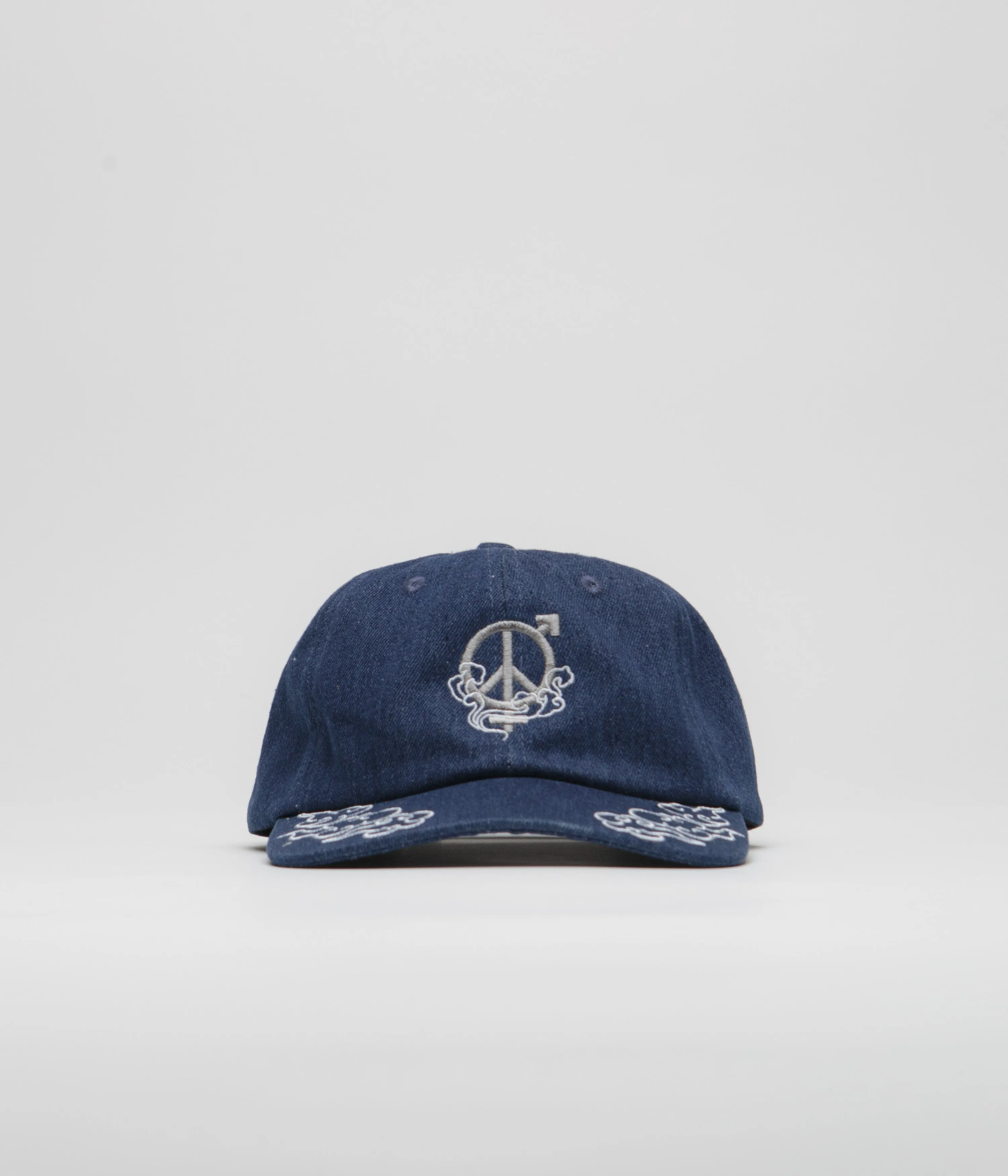 Sexhippies Cloud OG Logo Cap - Dark Denim / White
