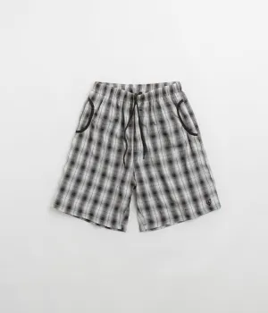 Sexhippies Seersucker Plaid Shorts - Black / White