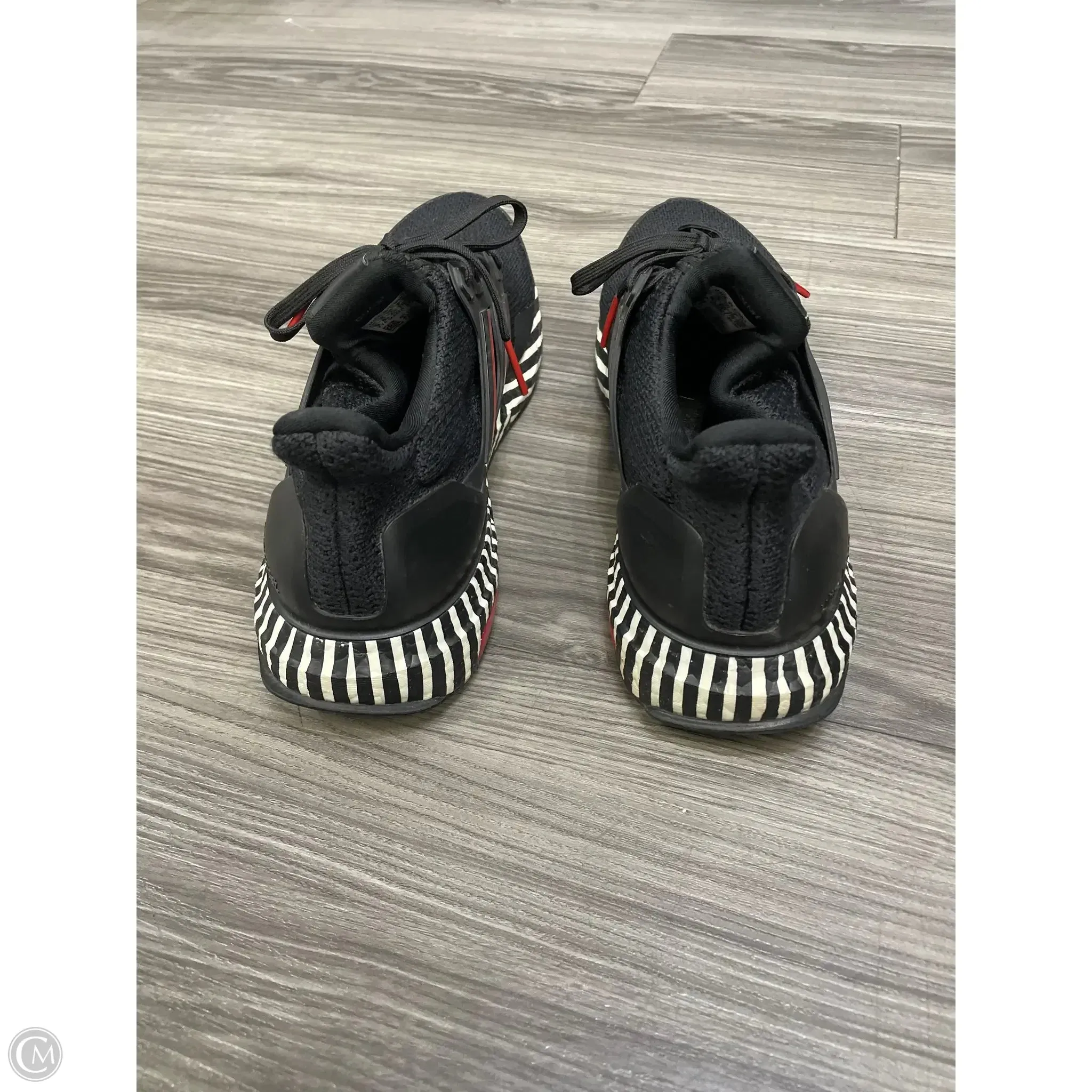 Shoes Athletic By Adidas In Black & Red, Size: 9