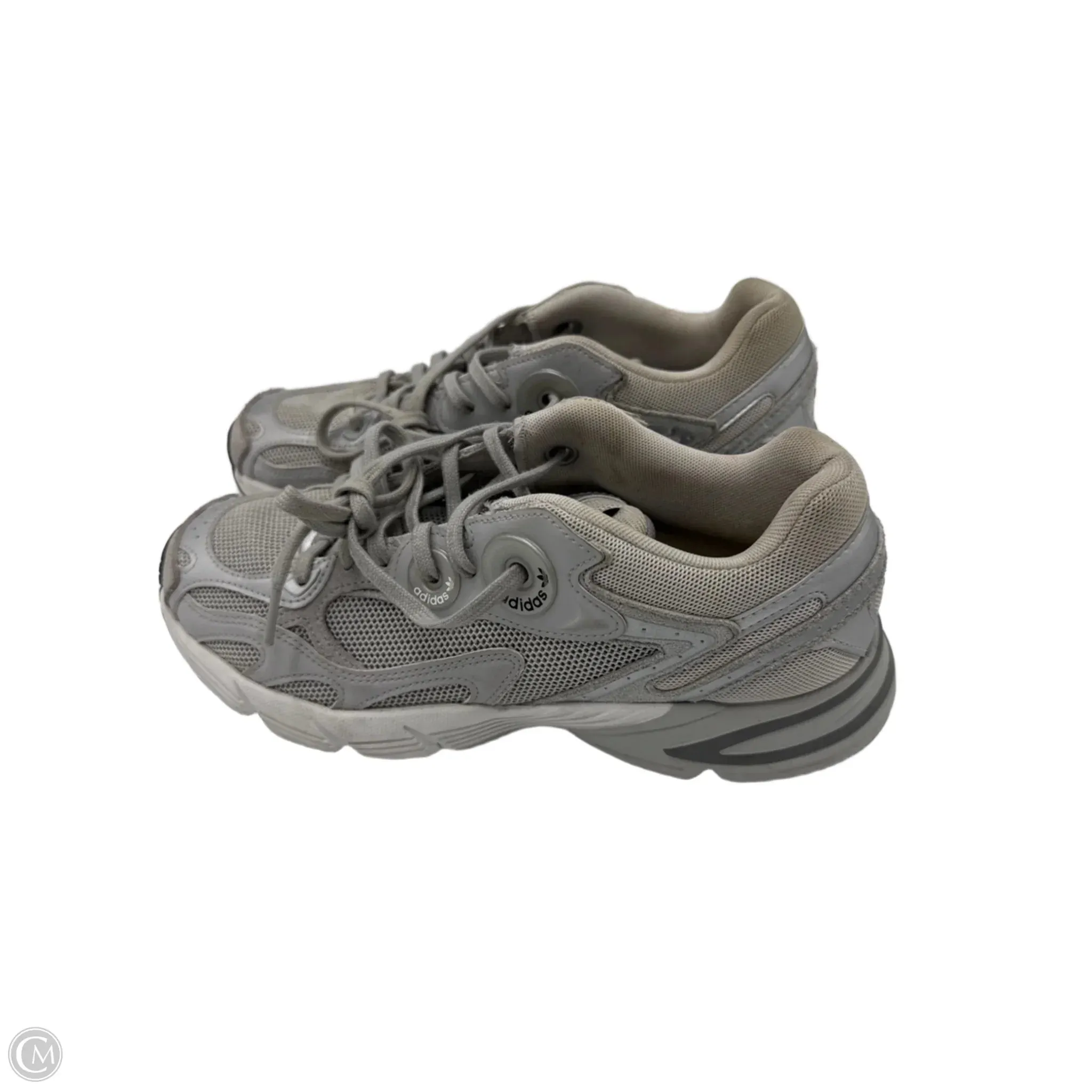 Shoes Athletic By Adidas In Grey, Size: 9