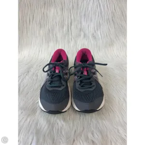 Shoes Athletic By Asics In Grey & Pink, Size: 9.5