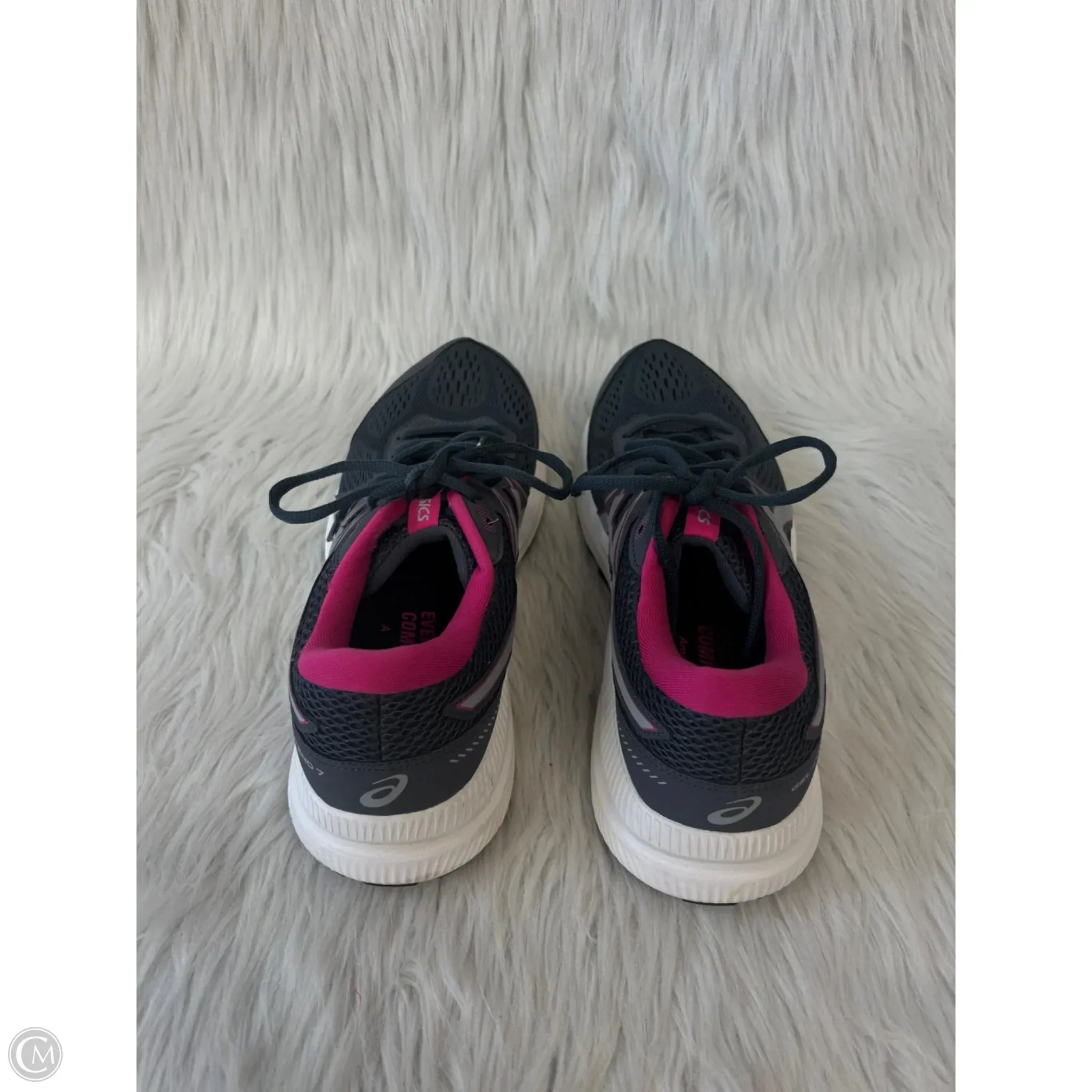 Shoes Athletic By Asics In Grey & Pink, Size: 9.5