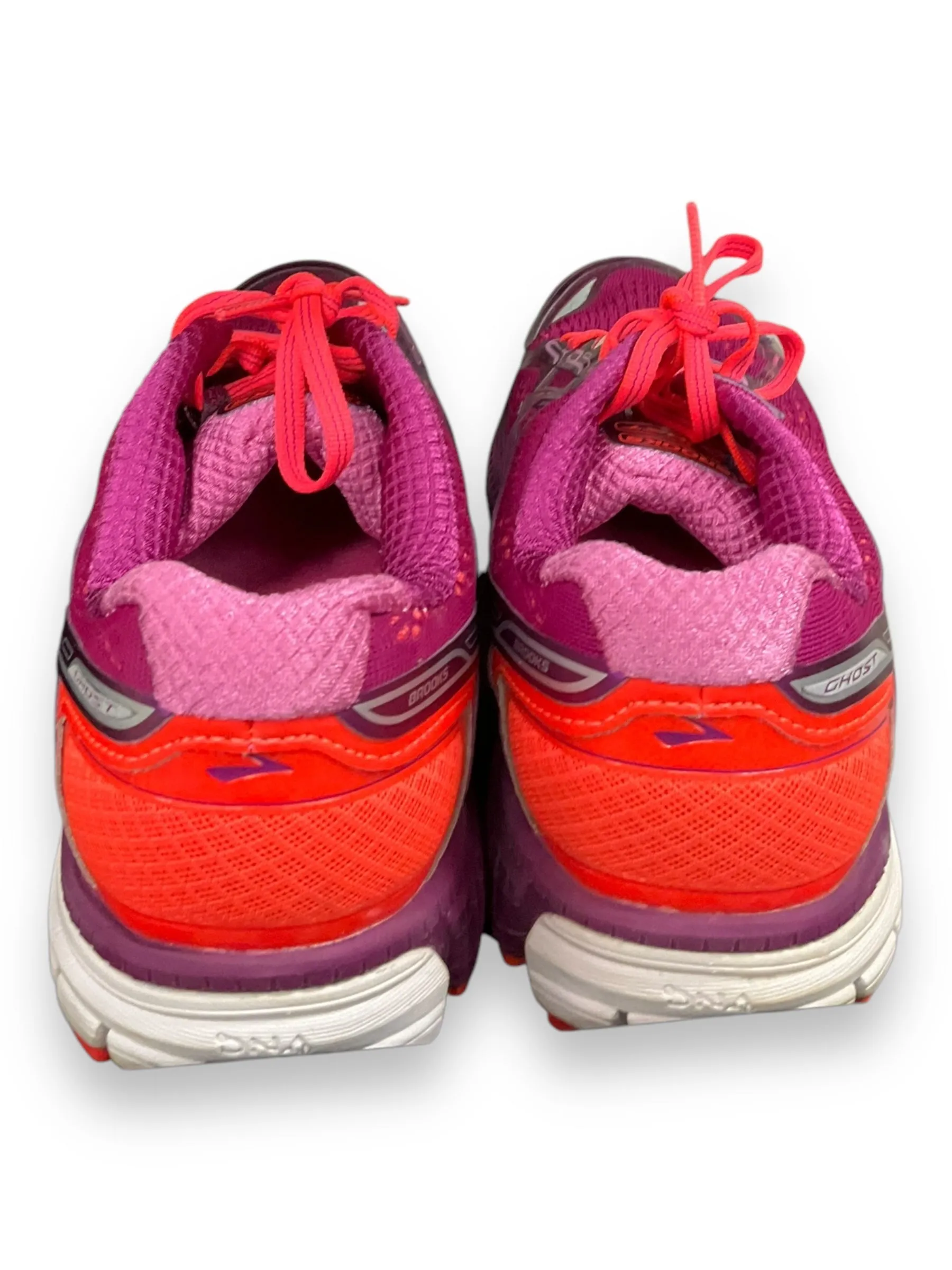 Shoes Athletic By Brooks In Pink & Purple, Size: 9