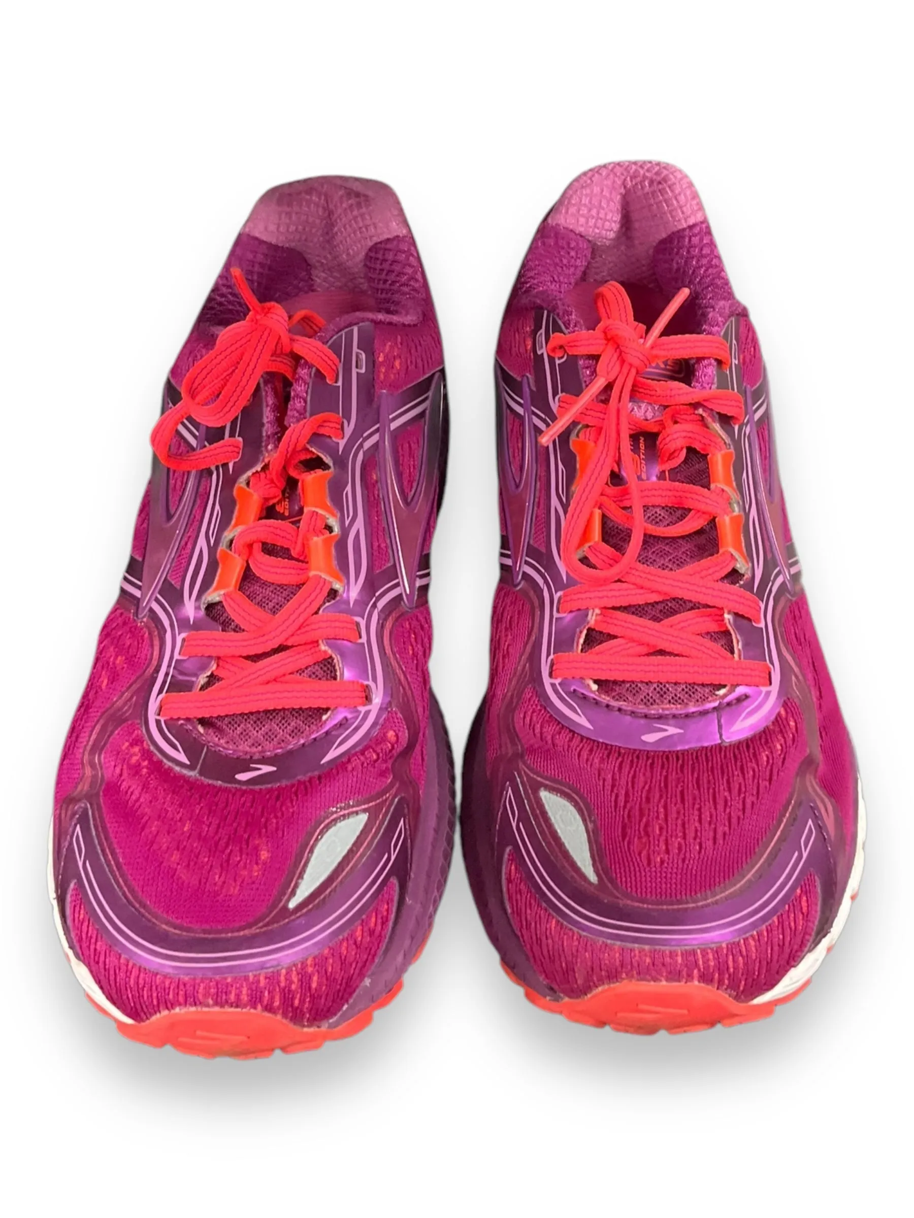 Shoes Athletic By Brooks In Pink & Purple, Size: 9