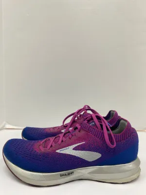 Shoes Athletic By Brooks In Purple, Size: 9.5