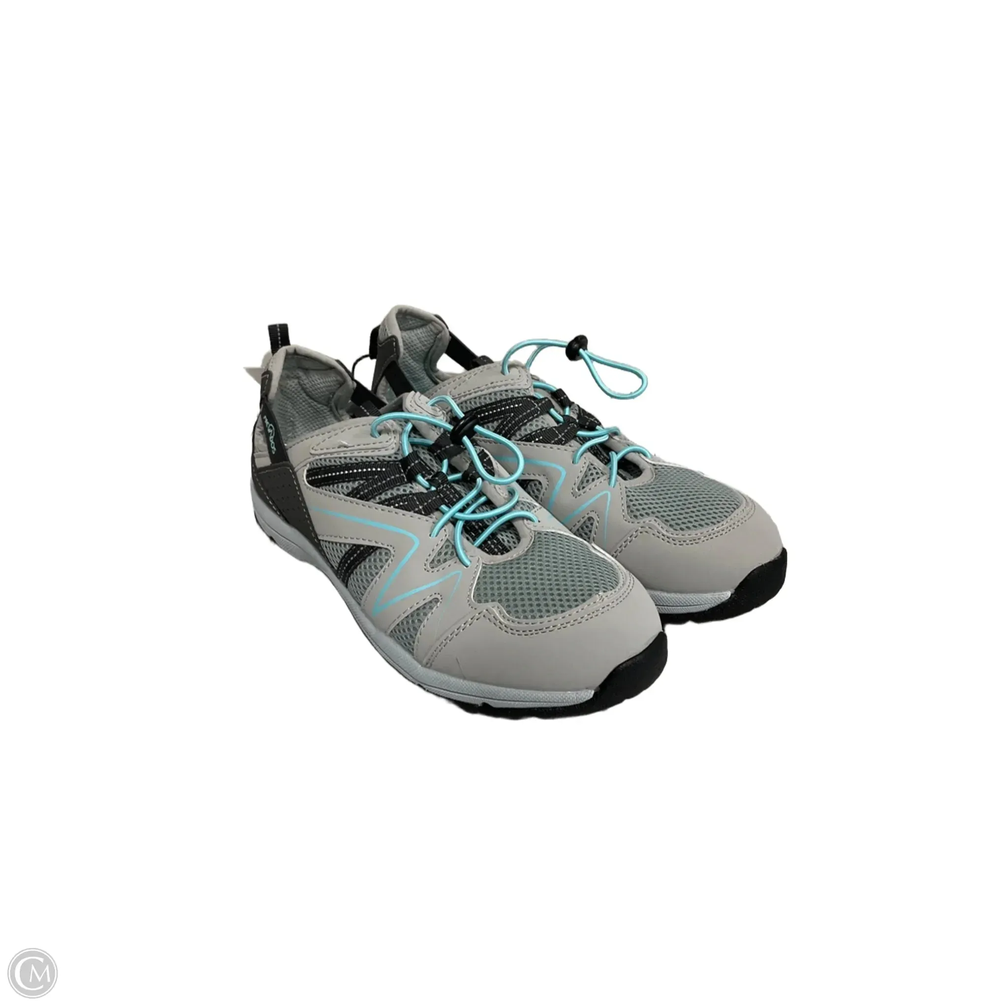 Shoes Athletic By Clothes Mentor In Blue & Grey, Size: 8