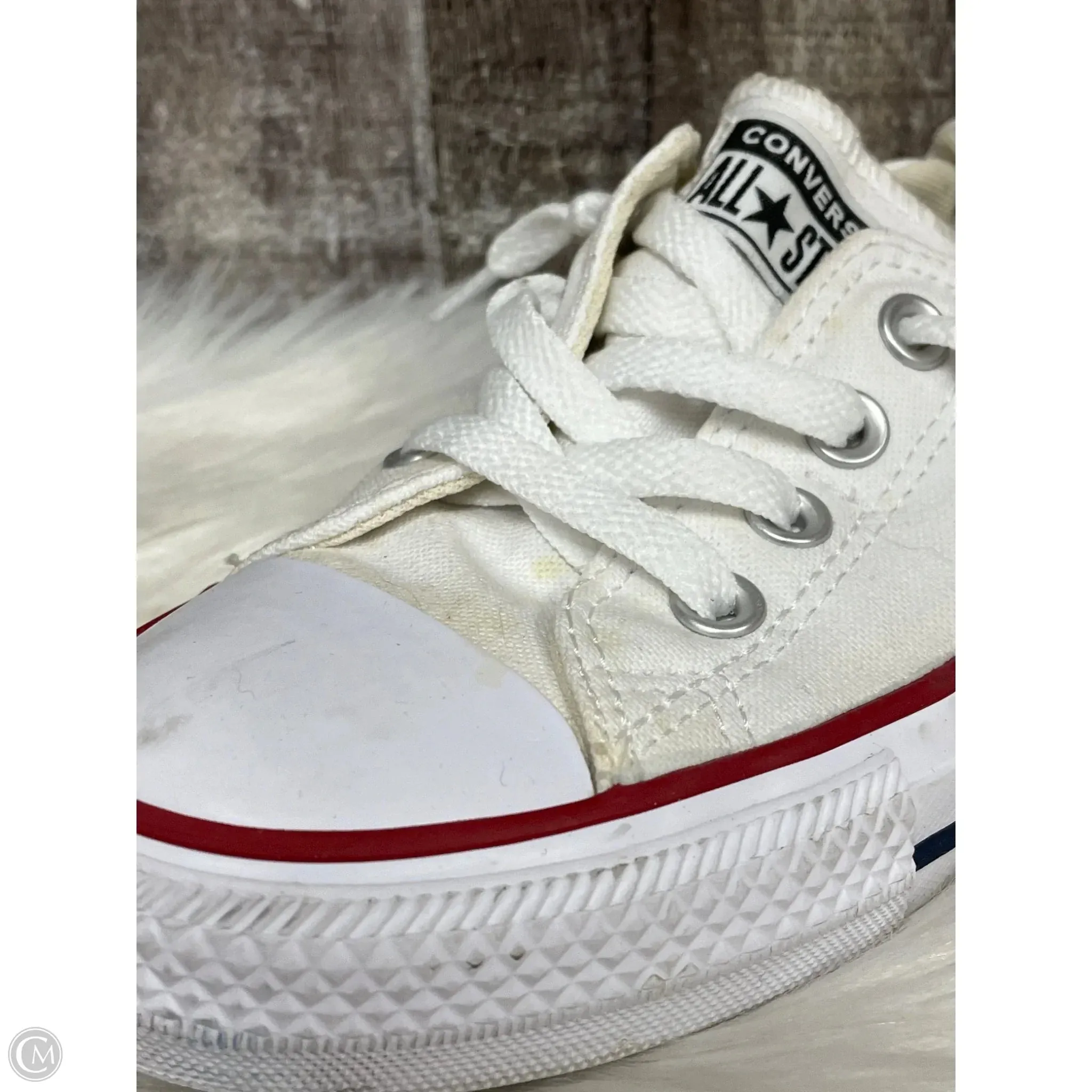 Shoes Athletic By Converse In White, Size: 7