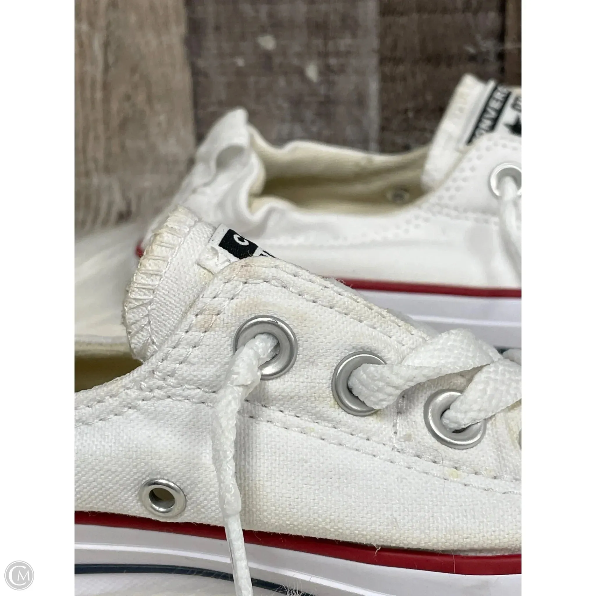 Shoes Athletic By Converse In White, Size: 7