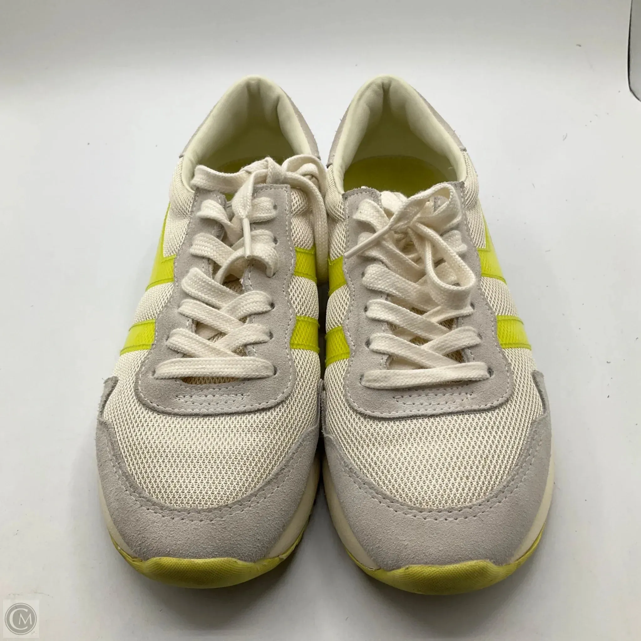 Shoes Athletic By Gola In Green & Yellow, Size: 6