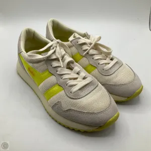 Shoes Athletic By Gola In Green & Yellow, Size: 6