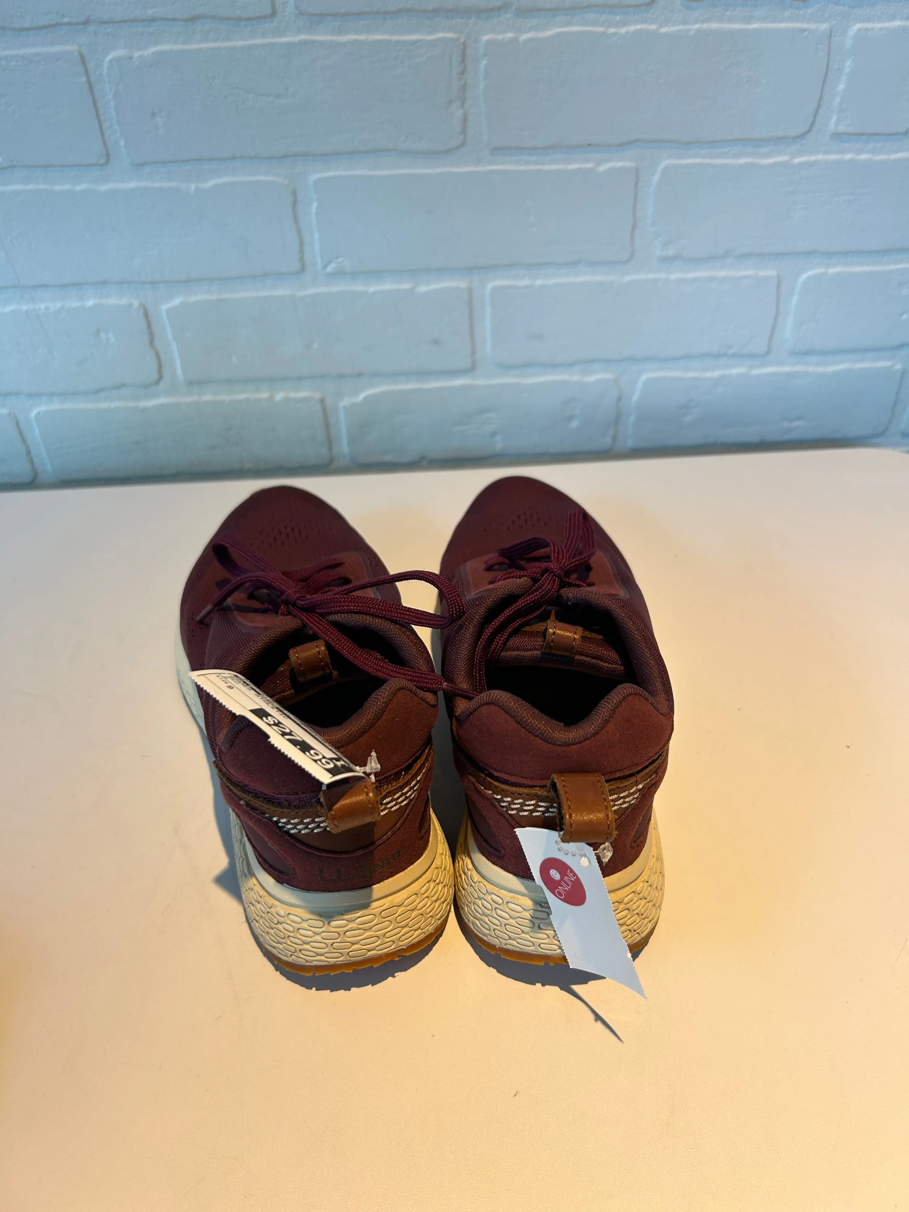 Shoes Athletic By L.l. Bean In Red, Size: 9