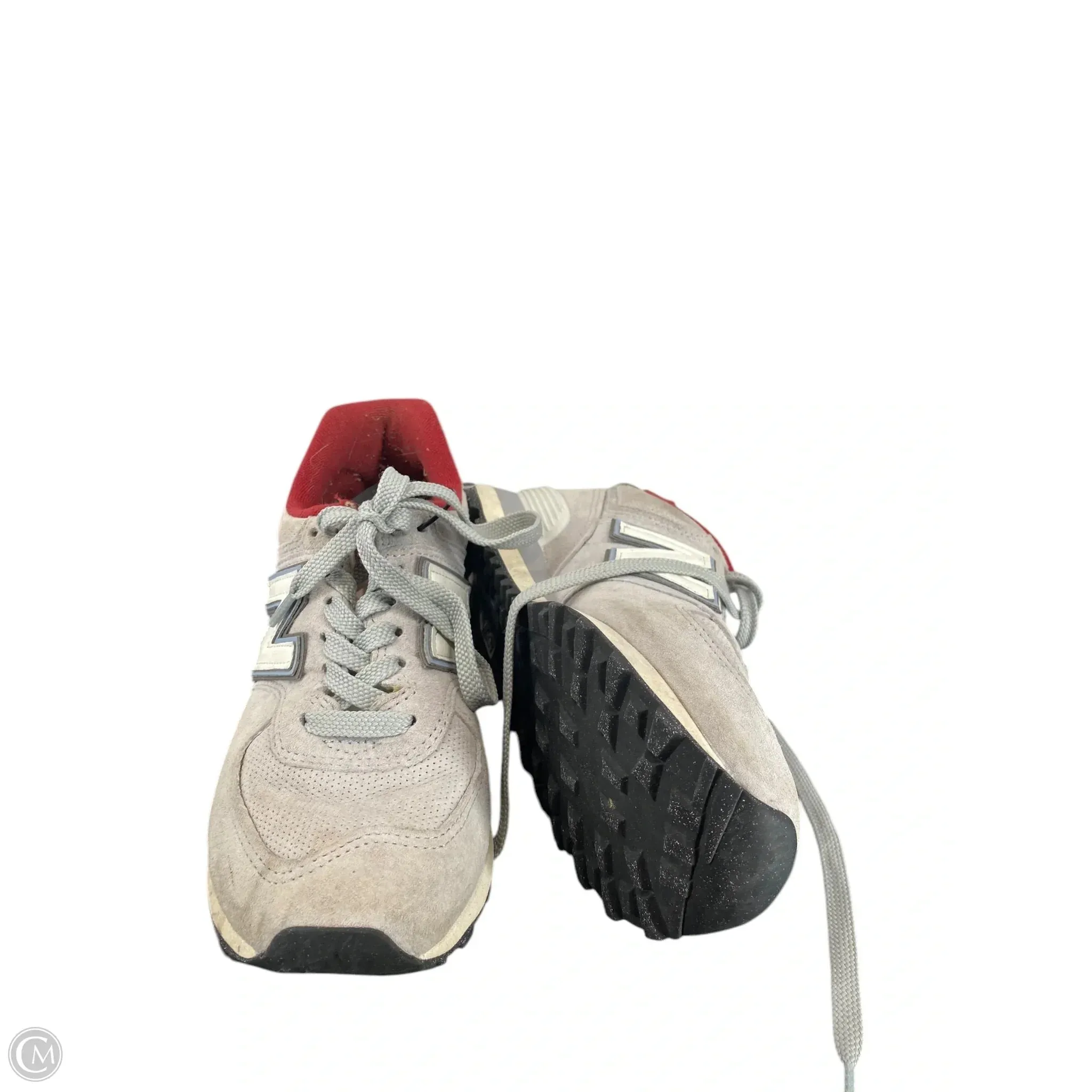 Shoes Athletic By New Balance In Grey & Red, Size: 7